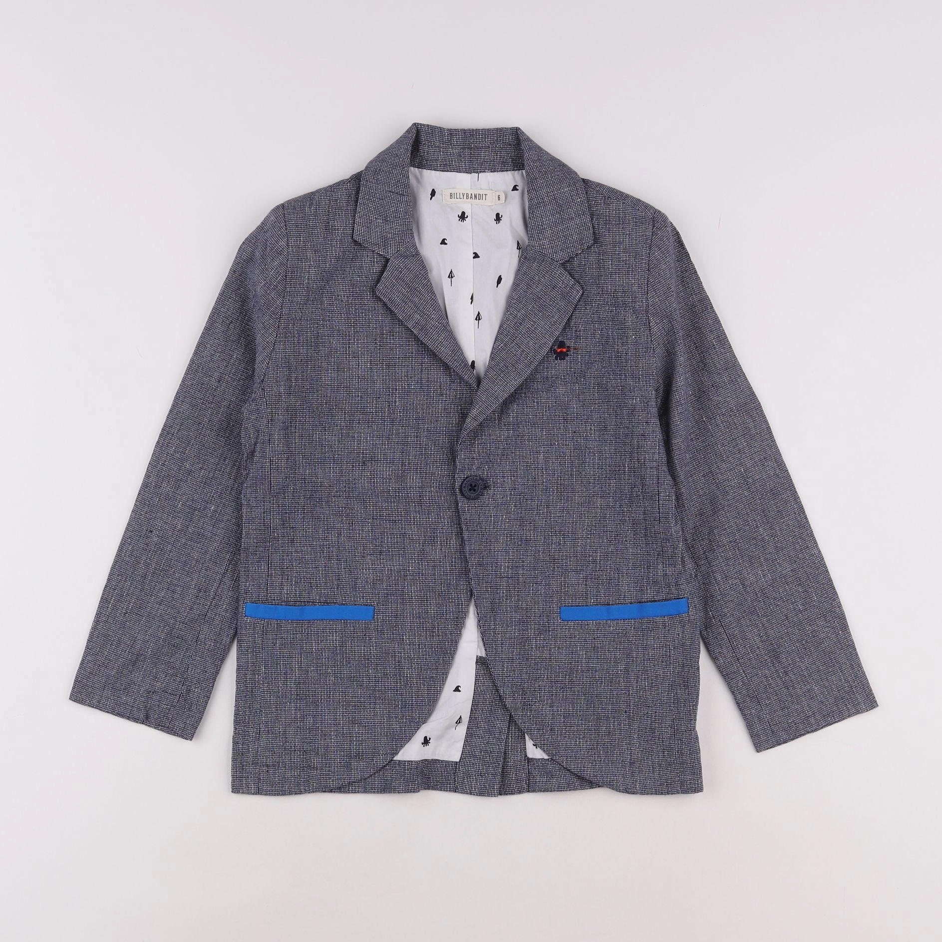 Billy Bandit - veste blanc, bleu - 6 ans