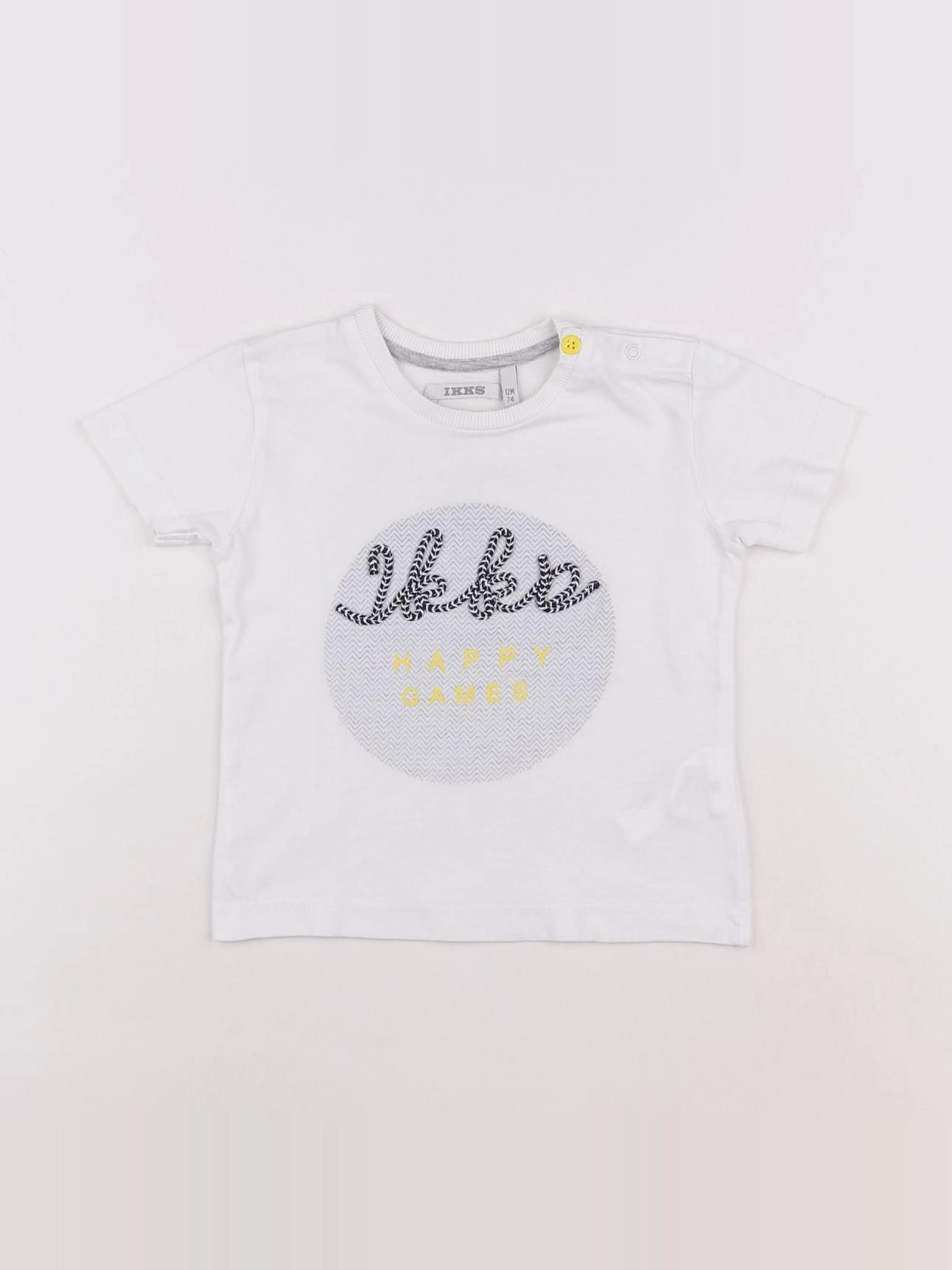 IKKS - tee-shirt blanc - 12 mois