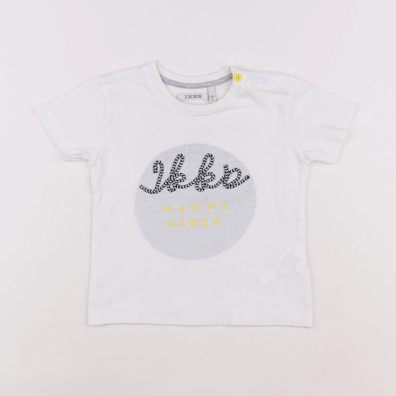 IKKS - tee-shirt blanc - 12 mois