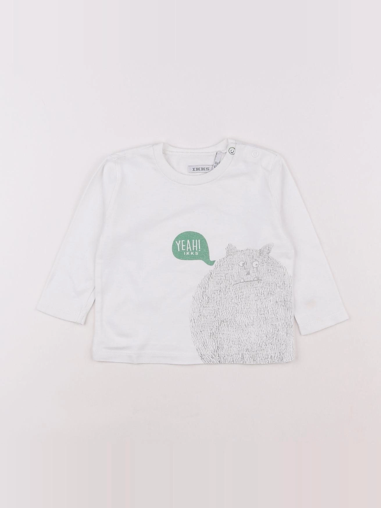 IKKS - tee-shirt blanc - 6 mois