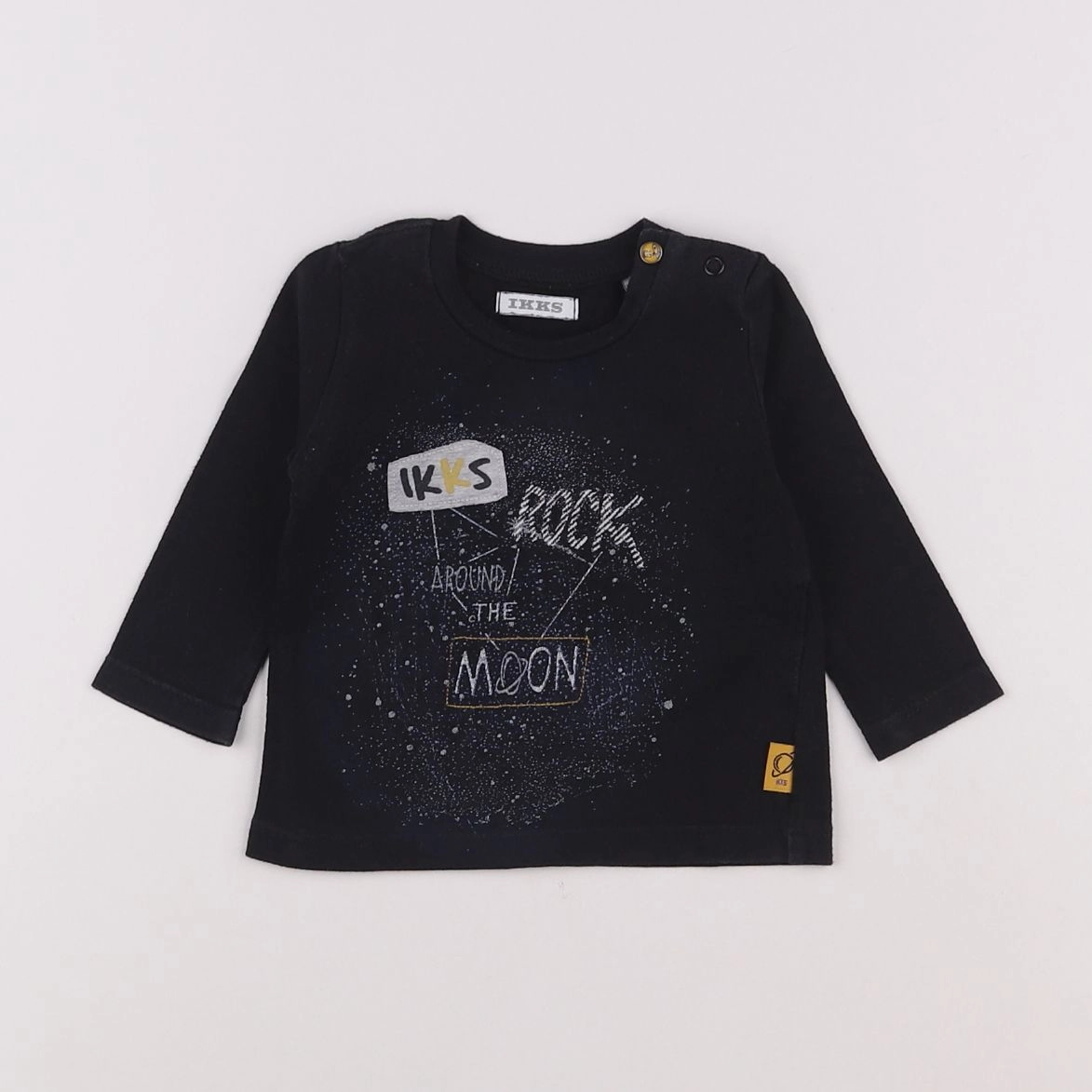 IKKS - tee-shirt noir - 3 mois