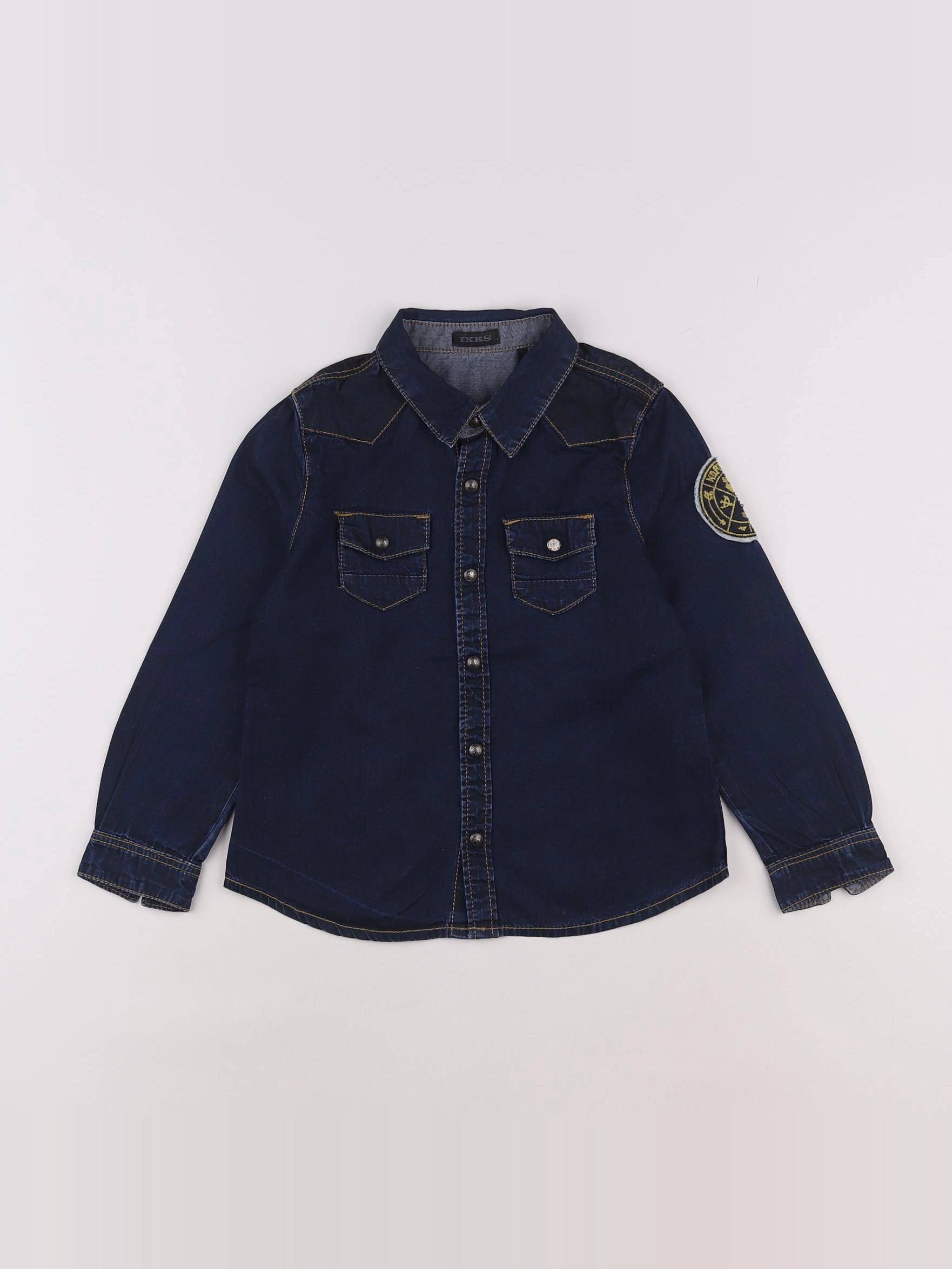 IKKS - chemise bleu - 4 ans