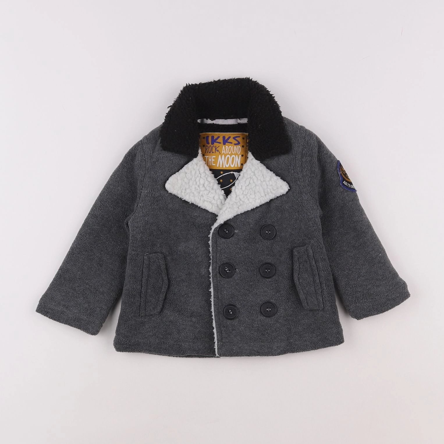 IKKS - veste gris - 12 mois