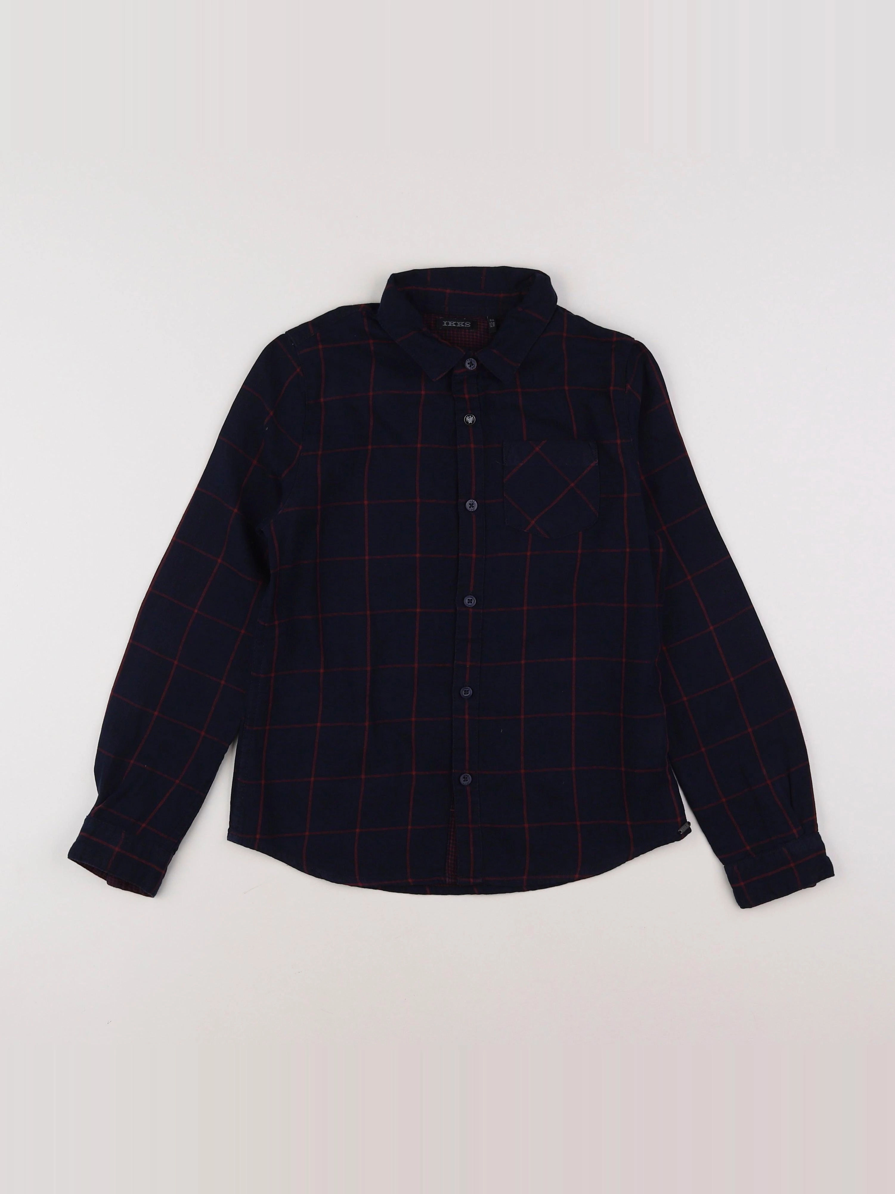 IKKS - chemise bleu - 8 ans