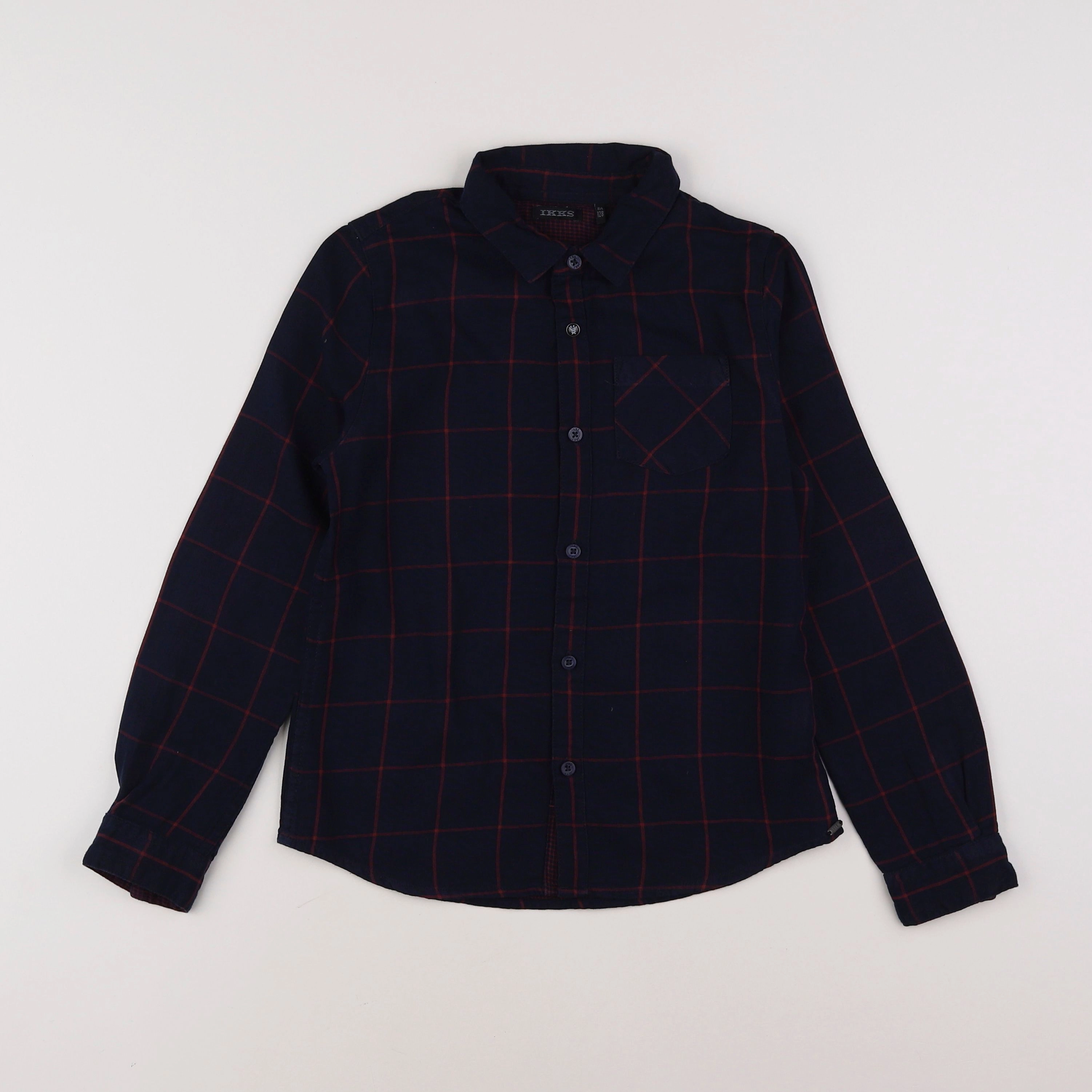 IKKS - chemise bleu - 8 ans