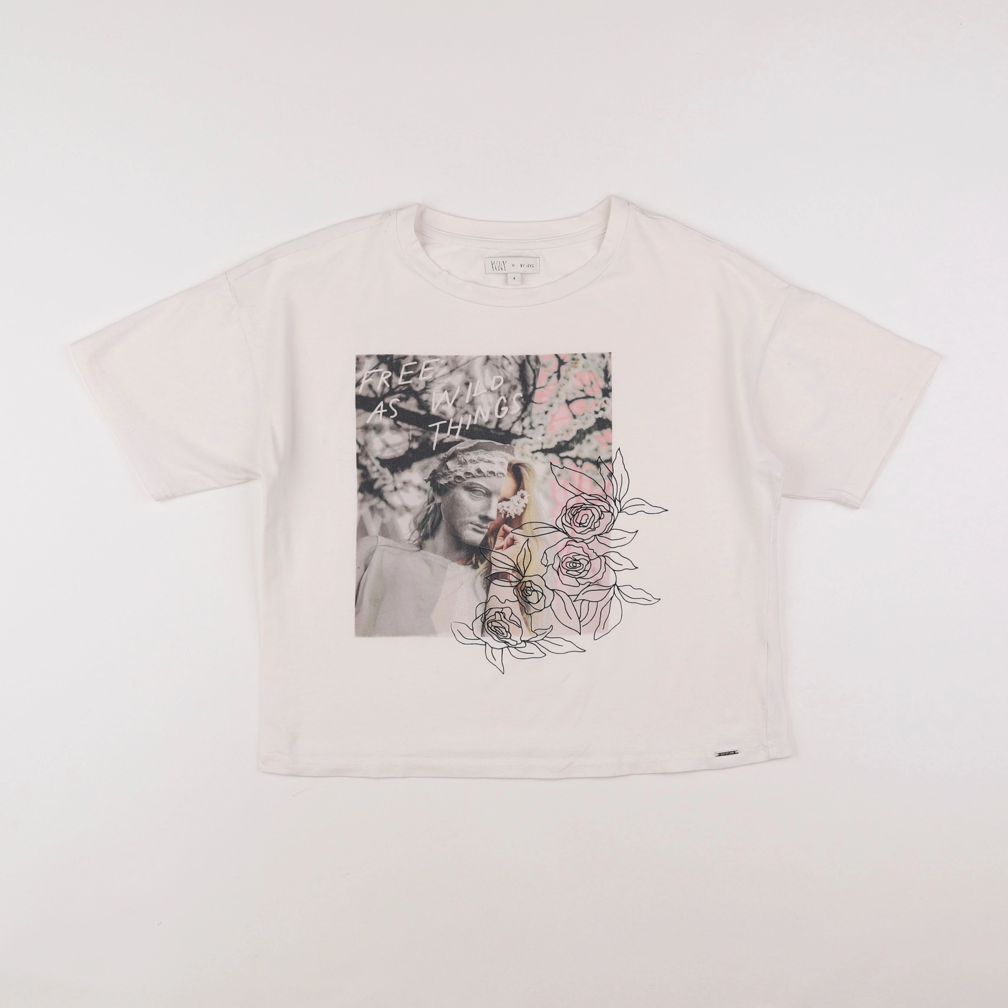 IKKS - tee-shirt blanc - 14 ans