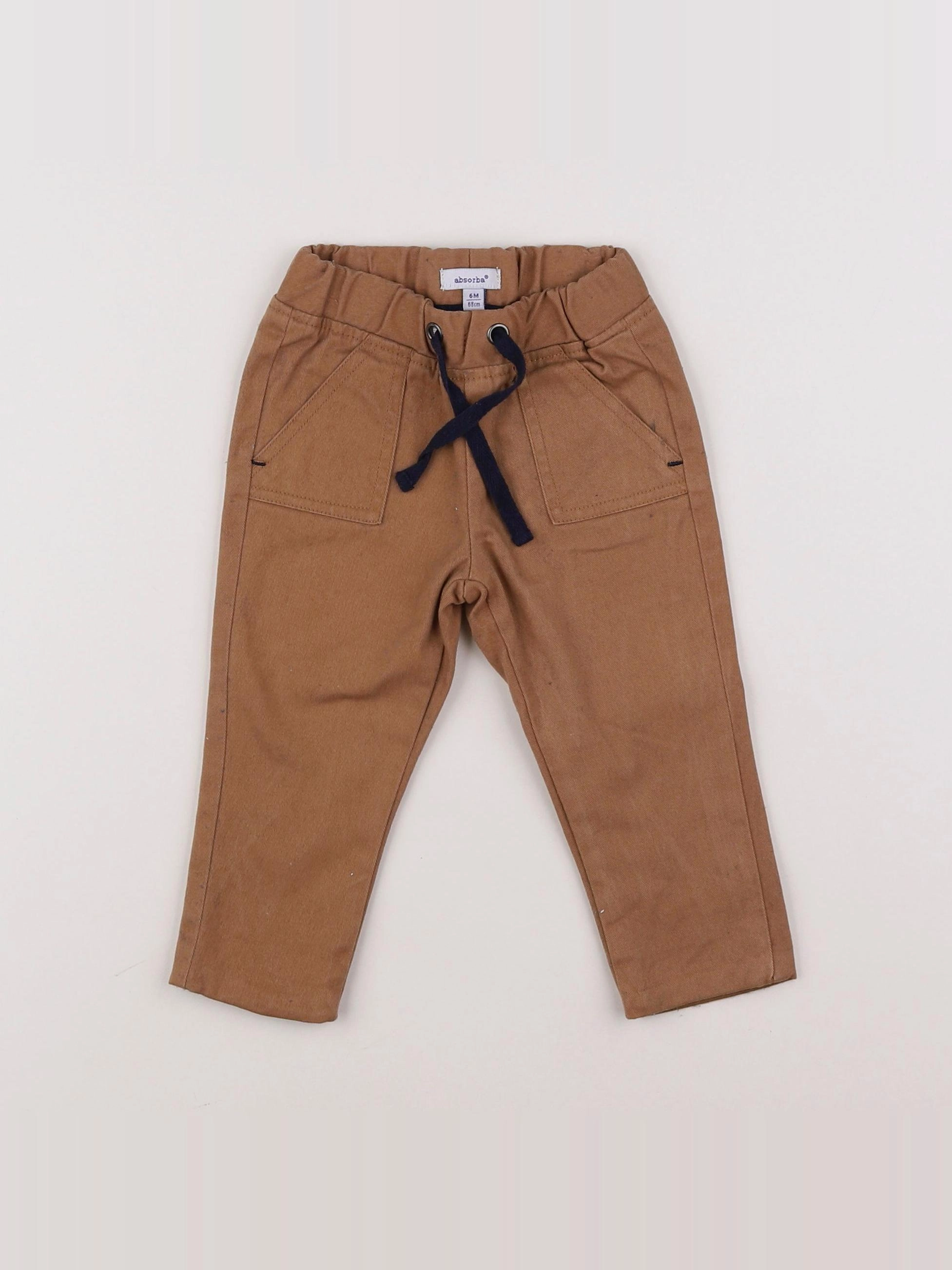 Absorba - pantalon marron - 6 mois