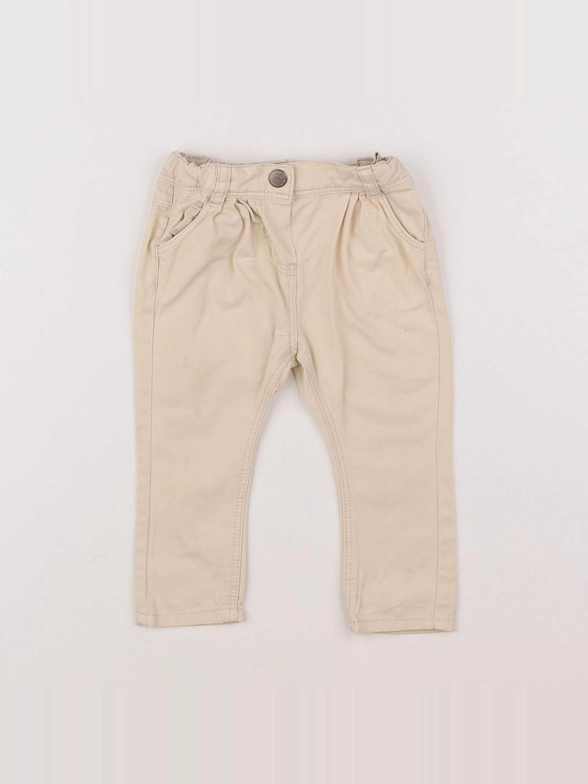 Tape à l'oeil - pantalon beige - 6 mois