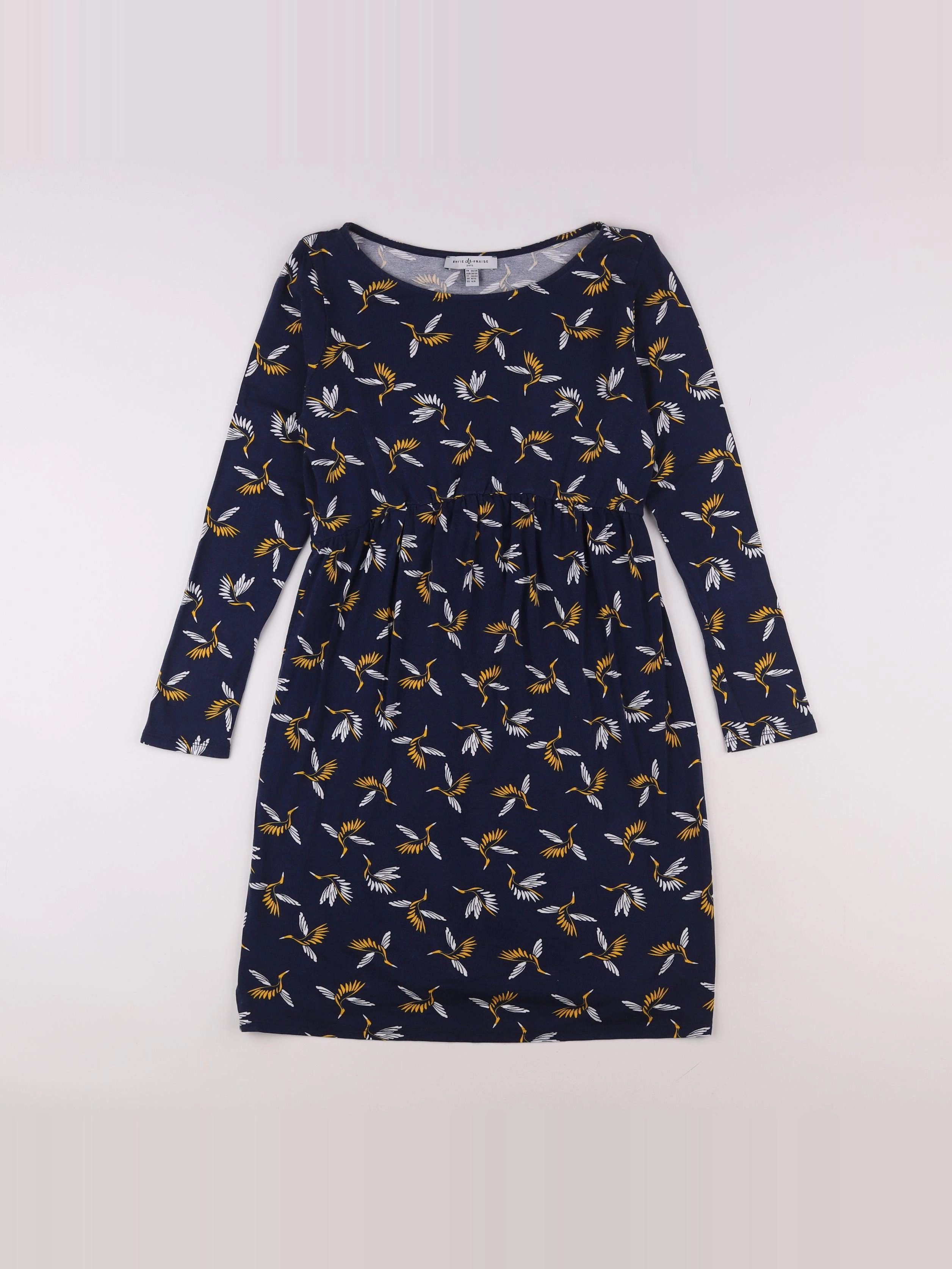 Envie de fraise - robe grossesse bleu, jaune - 38
