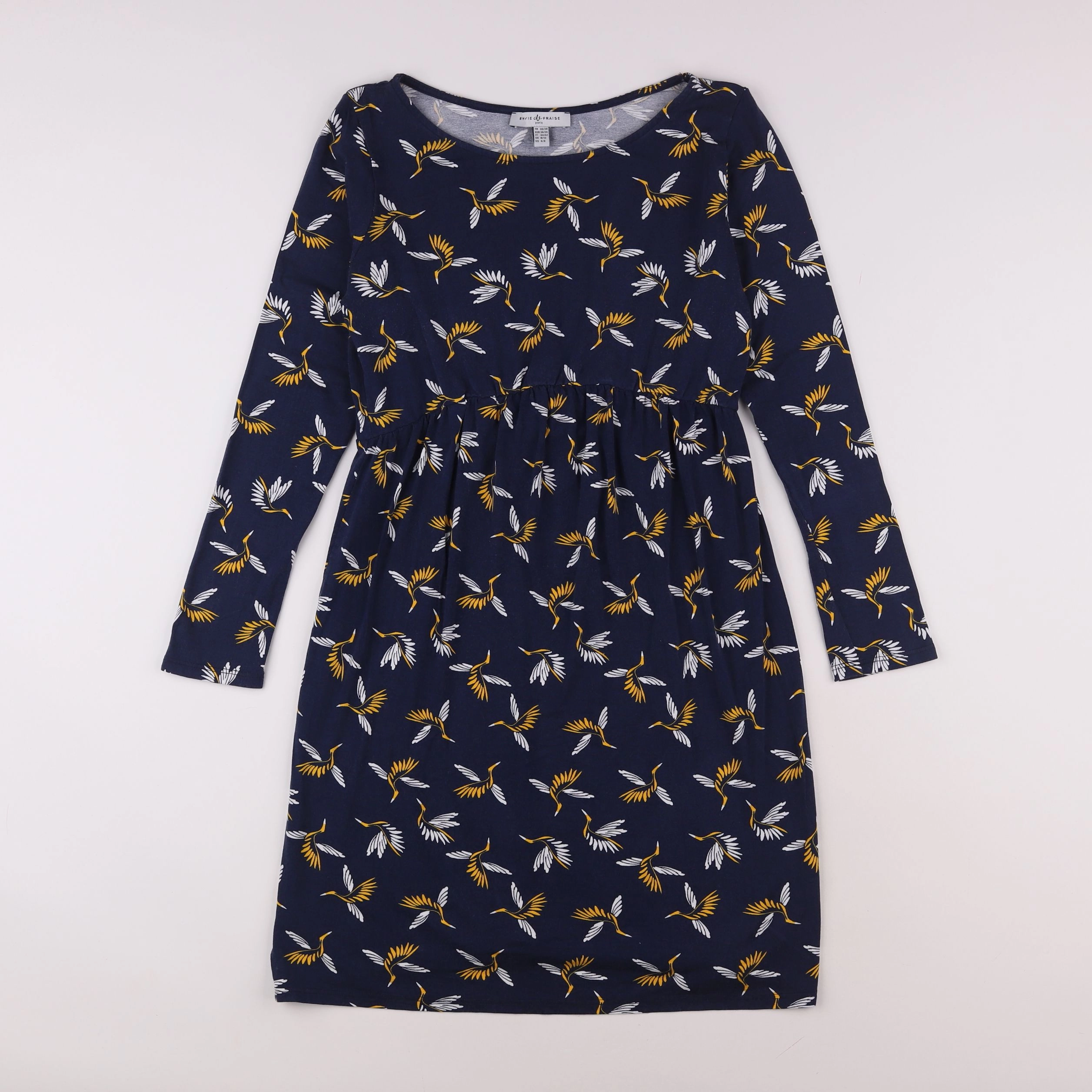 Envie de fraise - robe grossesse bleu, jaune - 38