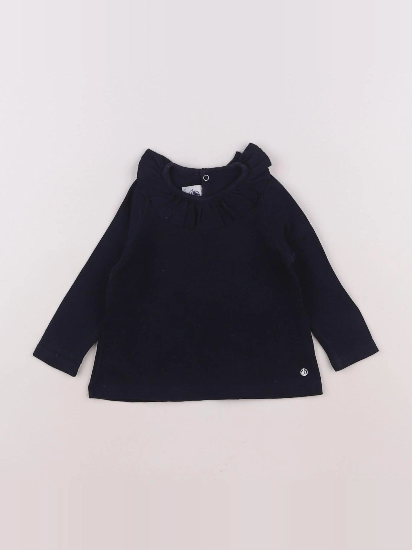 Petit Bateau - tee-shirt bleu - 12 mois