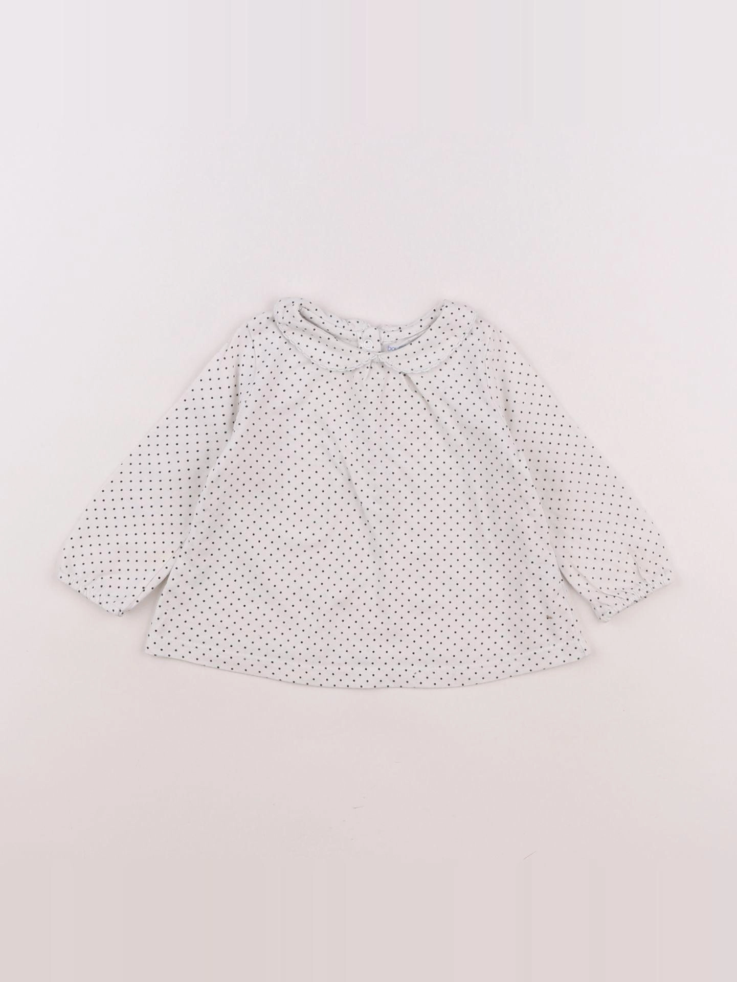 Boutchou - tee-shirt blanc - 6 mois