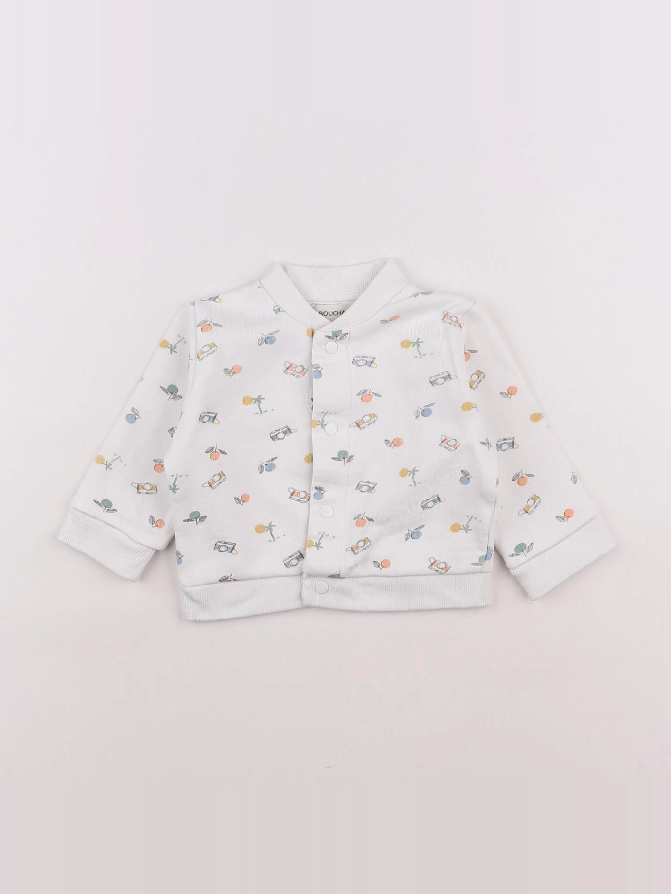 Bouchara - sweat blanc - 6 mois