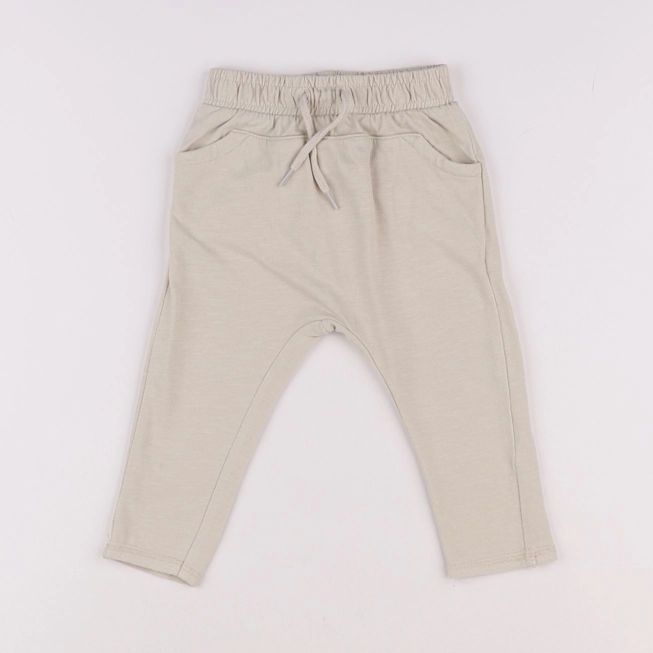 Vertbaudet - sarouel beige - 6 mois
