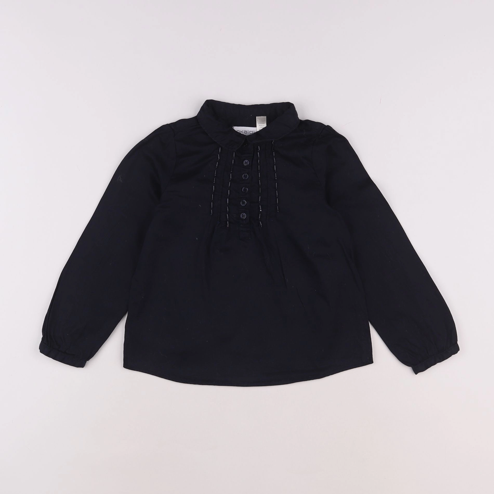 Okaidi - blouse noir - 4 ans