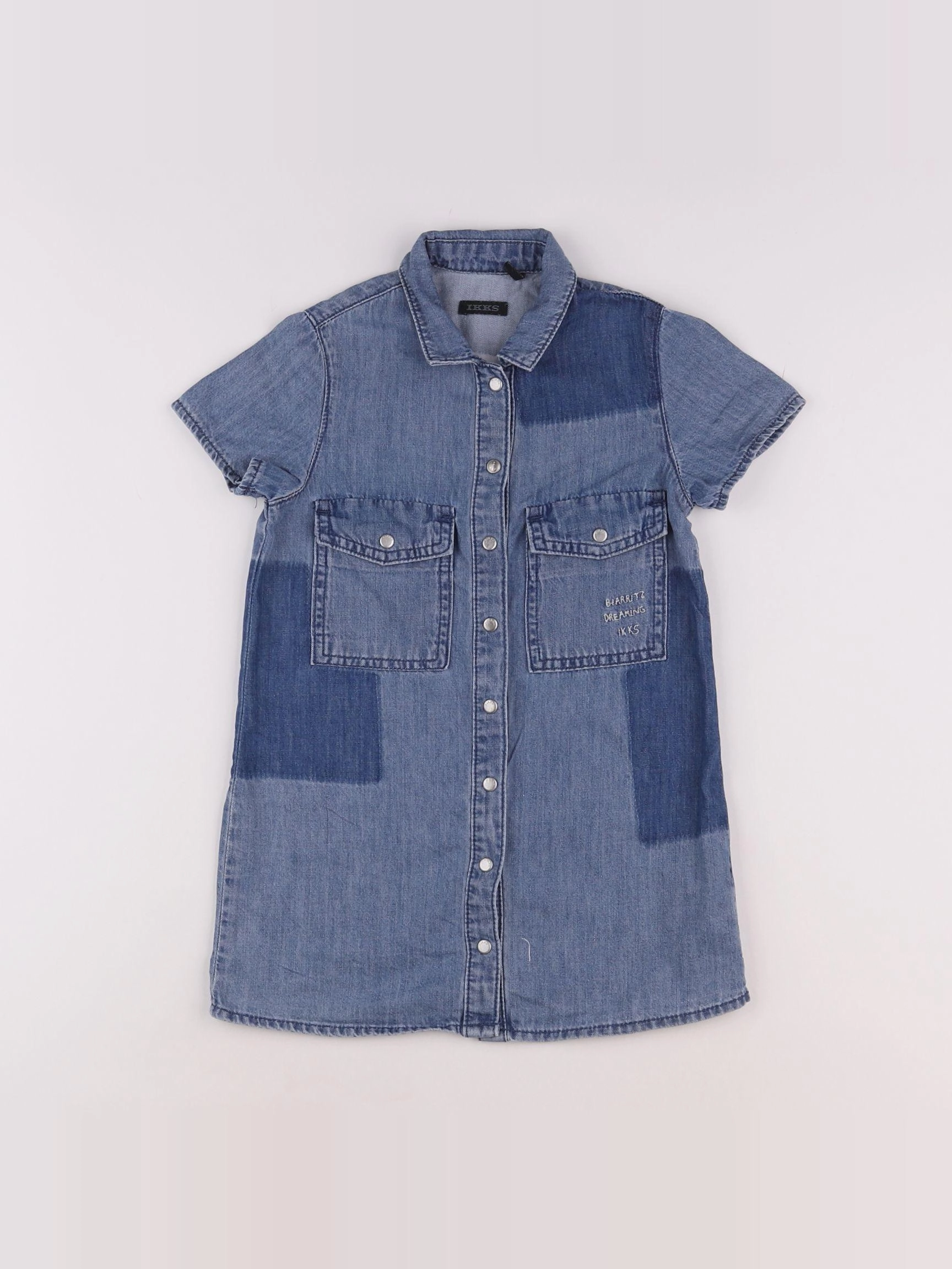 IKKS - robe bleu - 4 ans