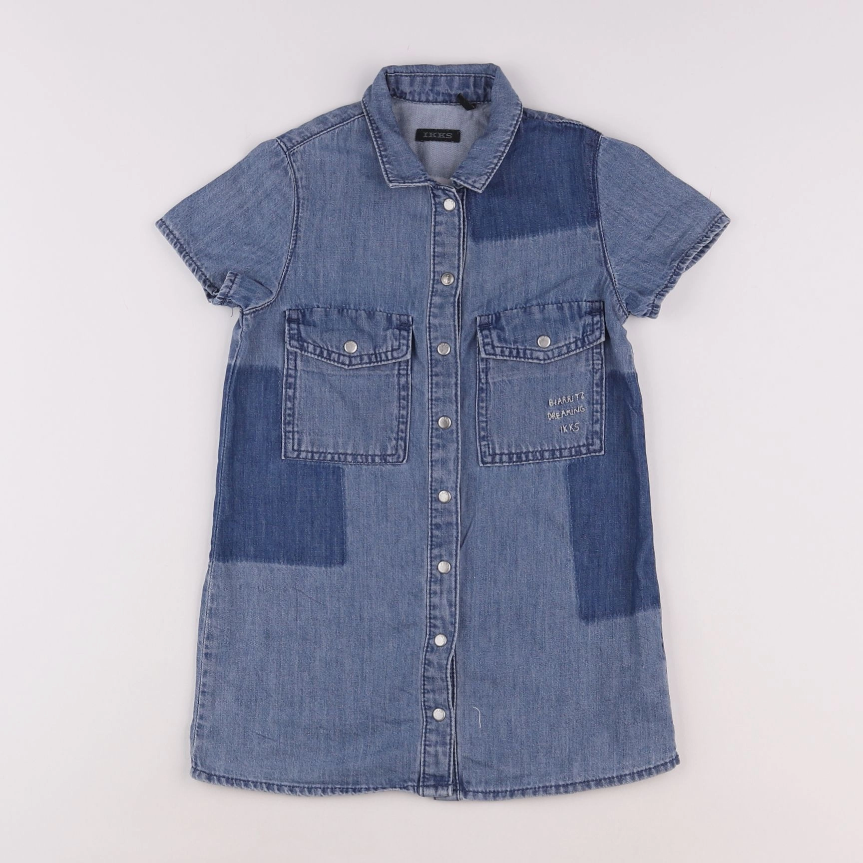 IKKS - robe bleu - 4 ans