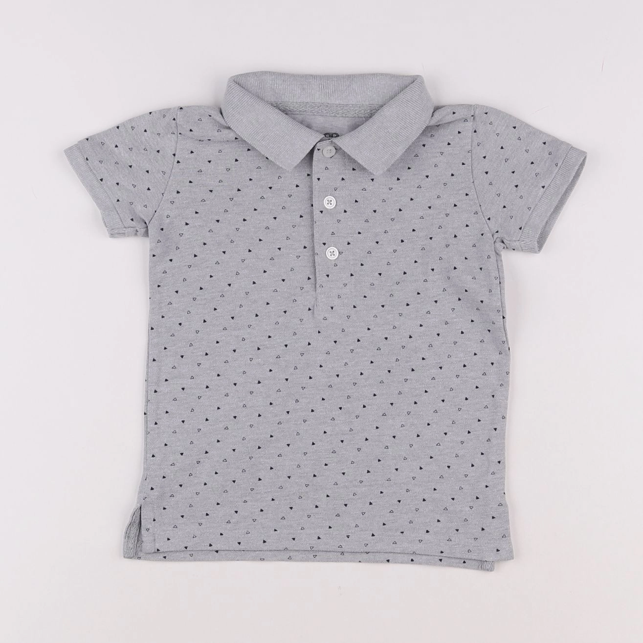 La Redoute - polo gris - 2 ans