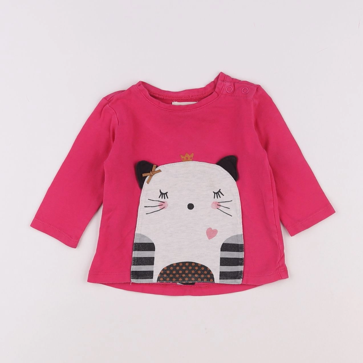 Catimini - tee-shirt rose - 6 mois