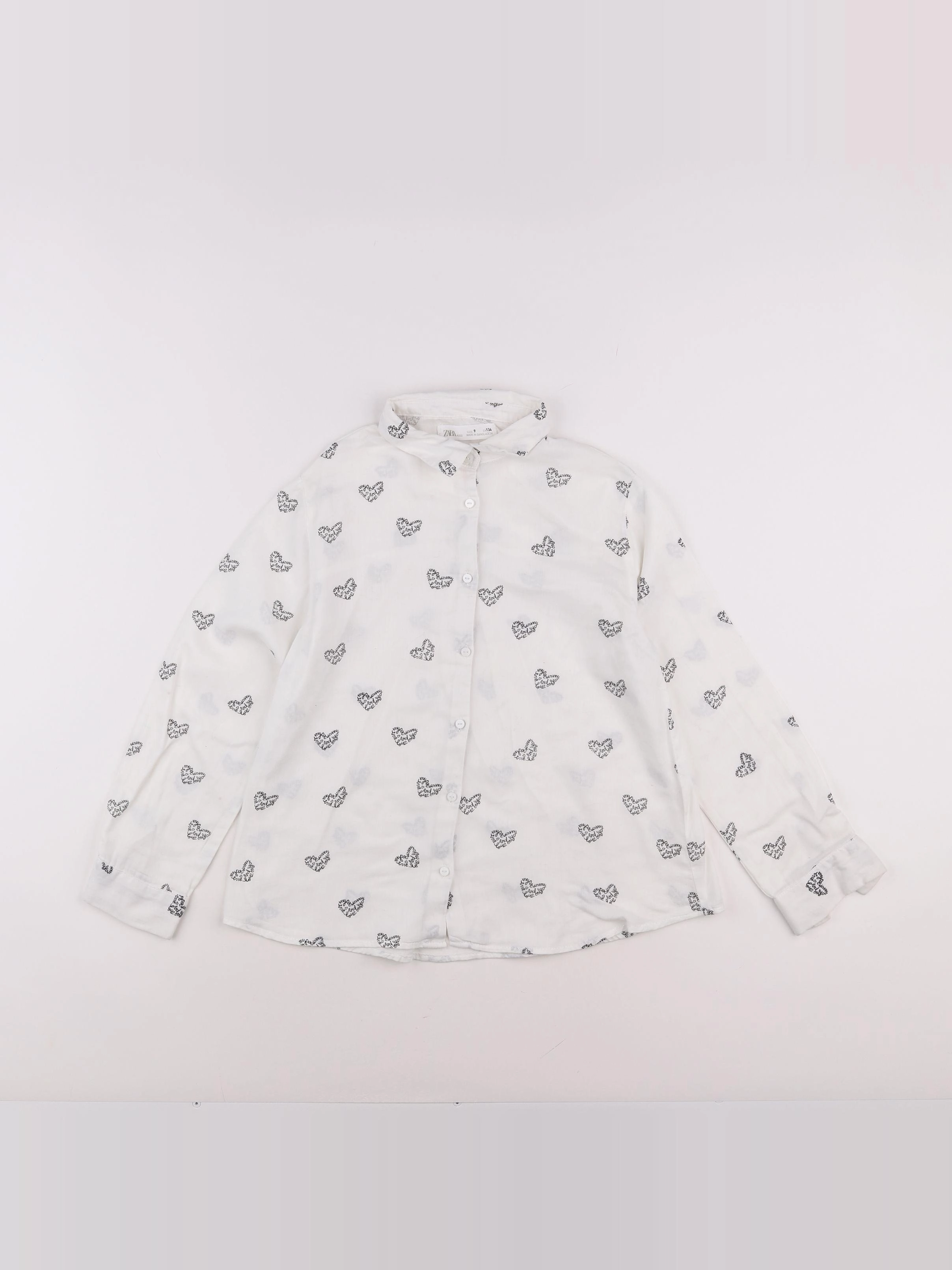 Zara - chemise blanc - 9 ans
