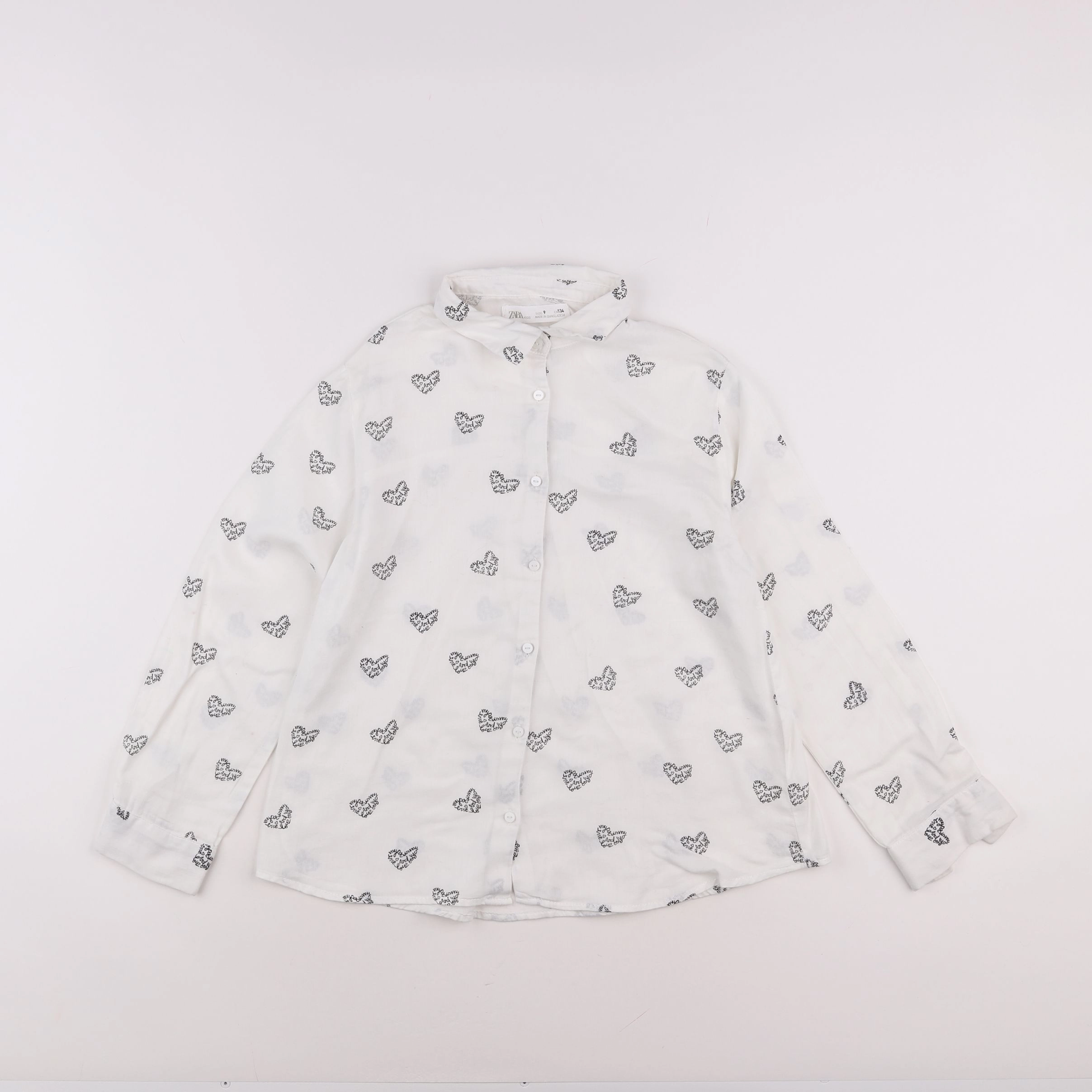 Zara - chemise blanc - 9 ans