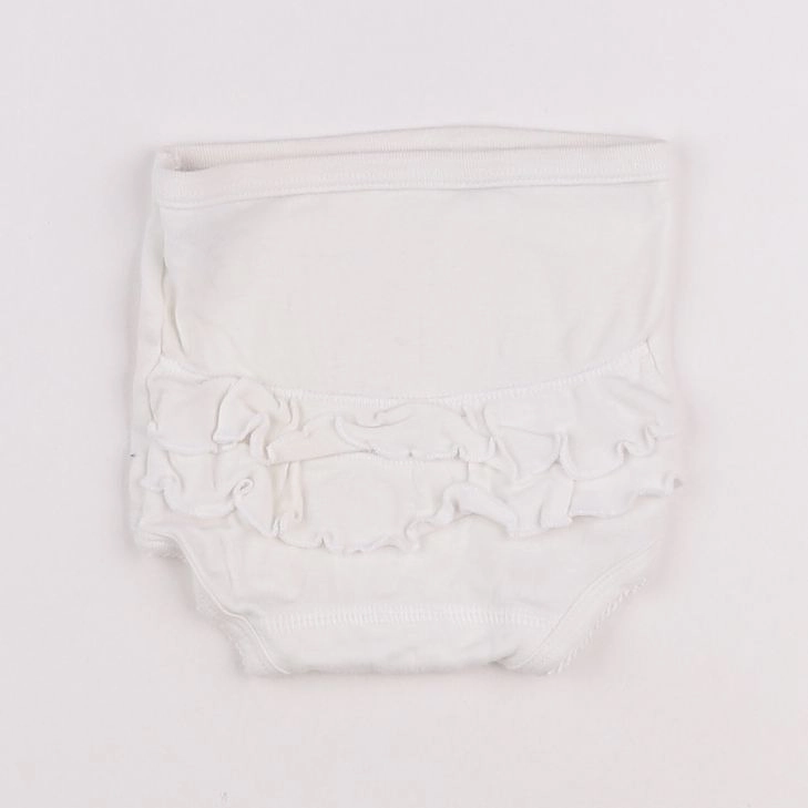 Petit Bateau - bloomer blanc - 3 mois