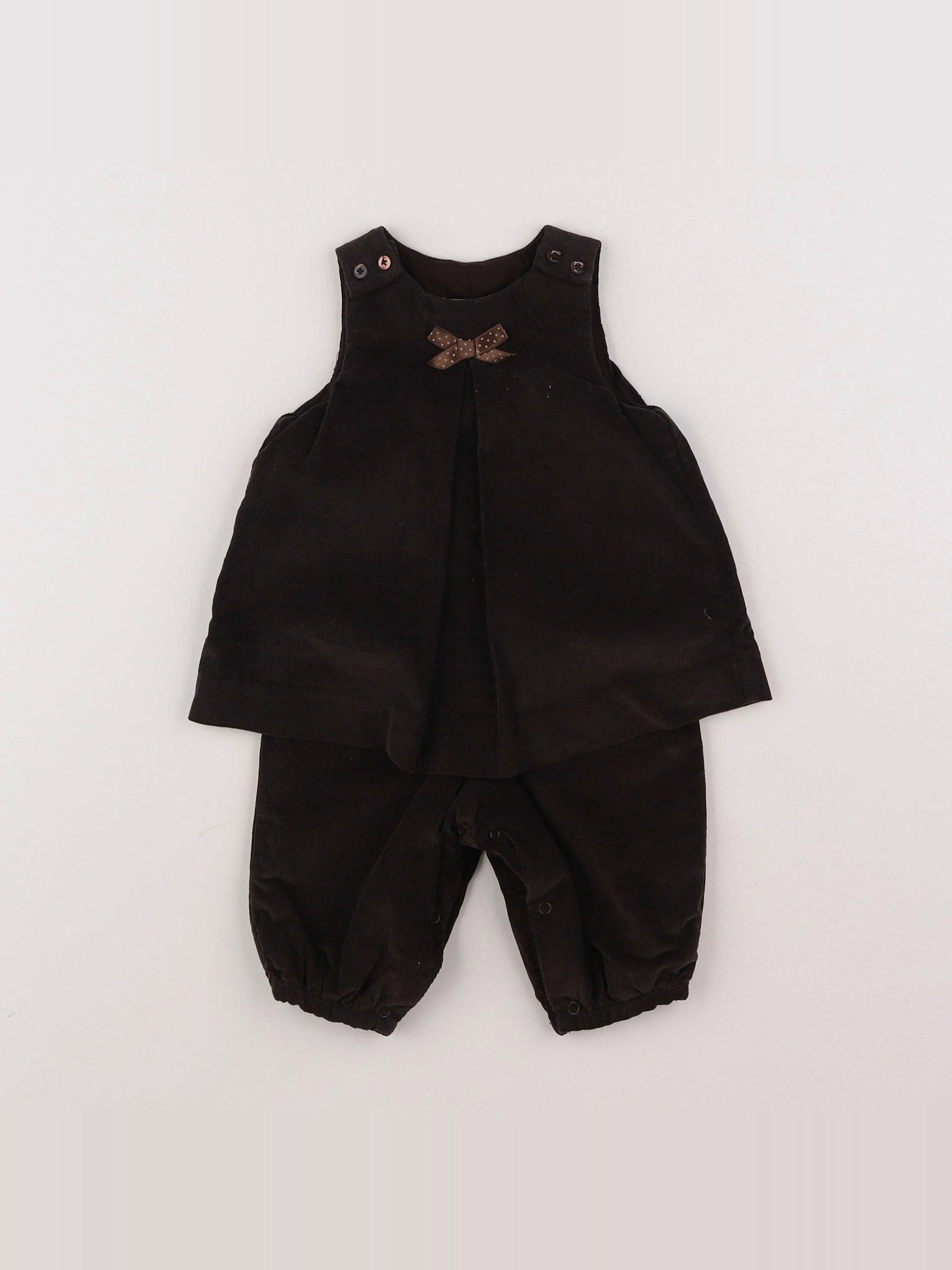 Jacadi - combinaison marron - 3 mois