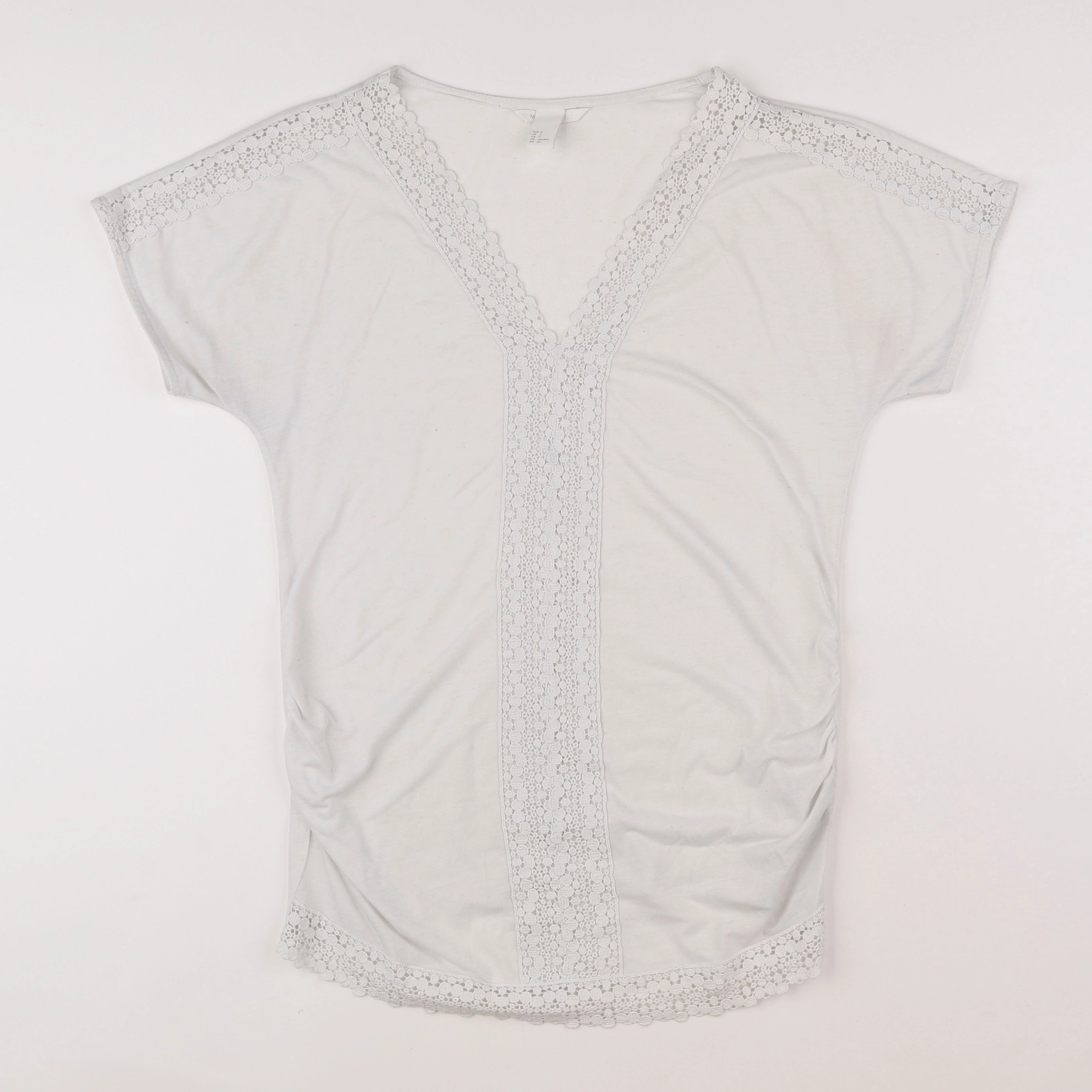 H&M - tee-shirt grossesse blanc - 36 à 38