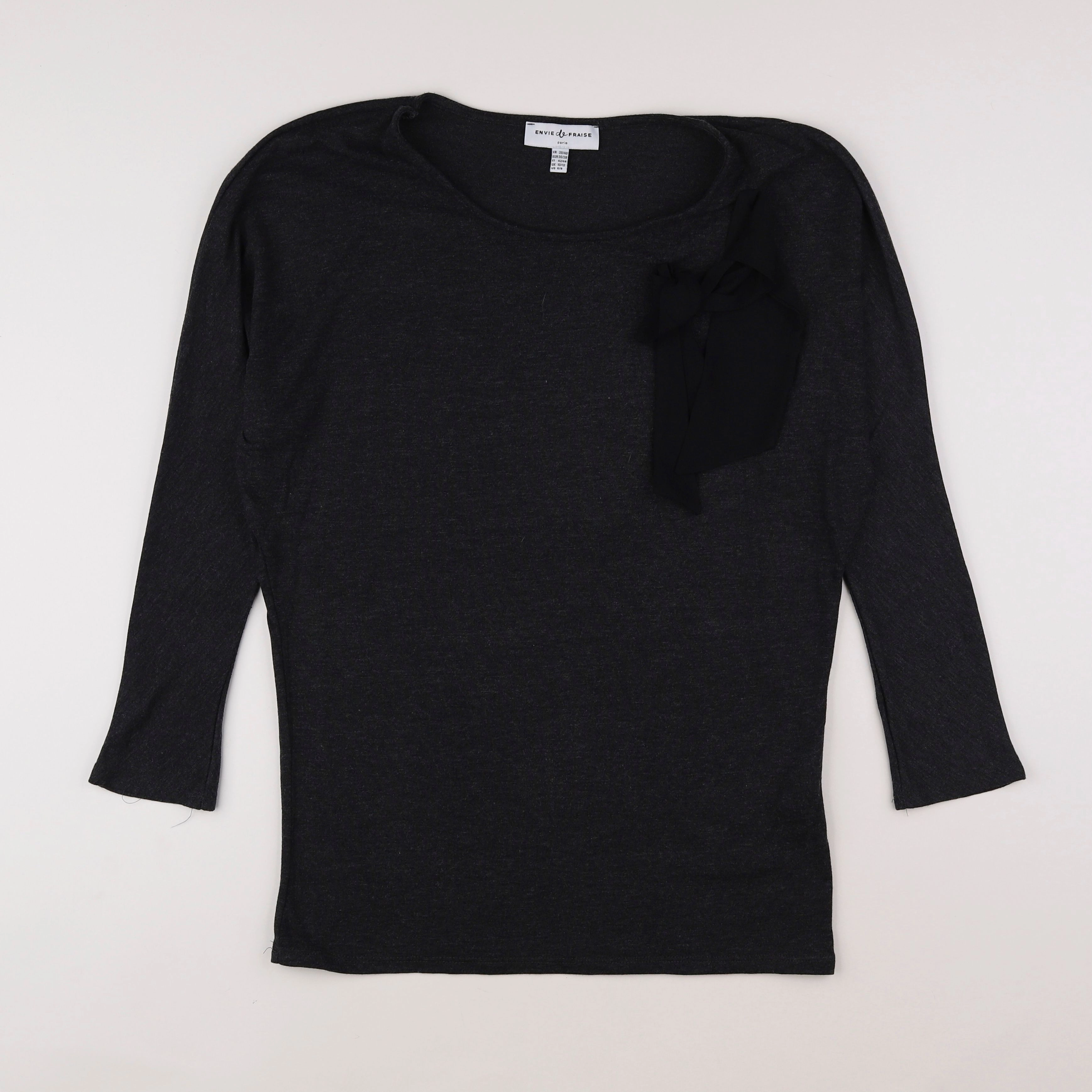 Envie de fraise - tee-shirt grossesse gris - 36 à 38