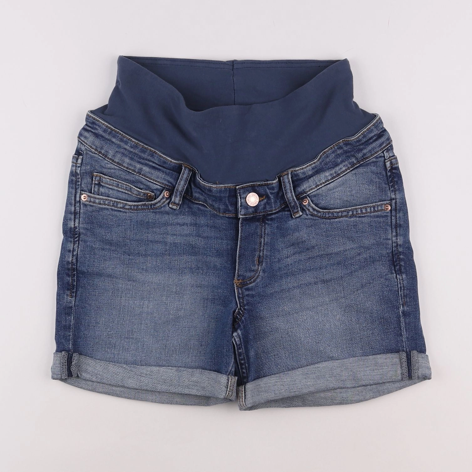 H&M - short grossesse bleu - 34 à 36