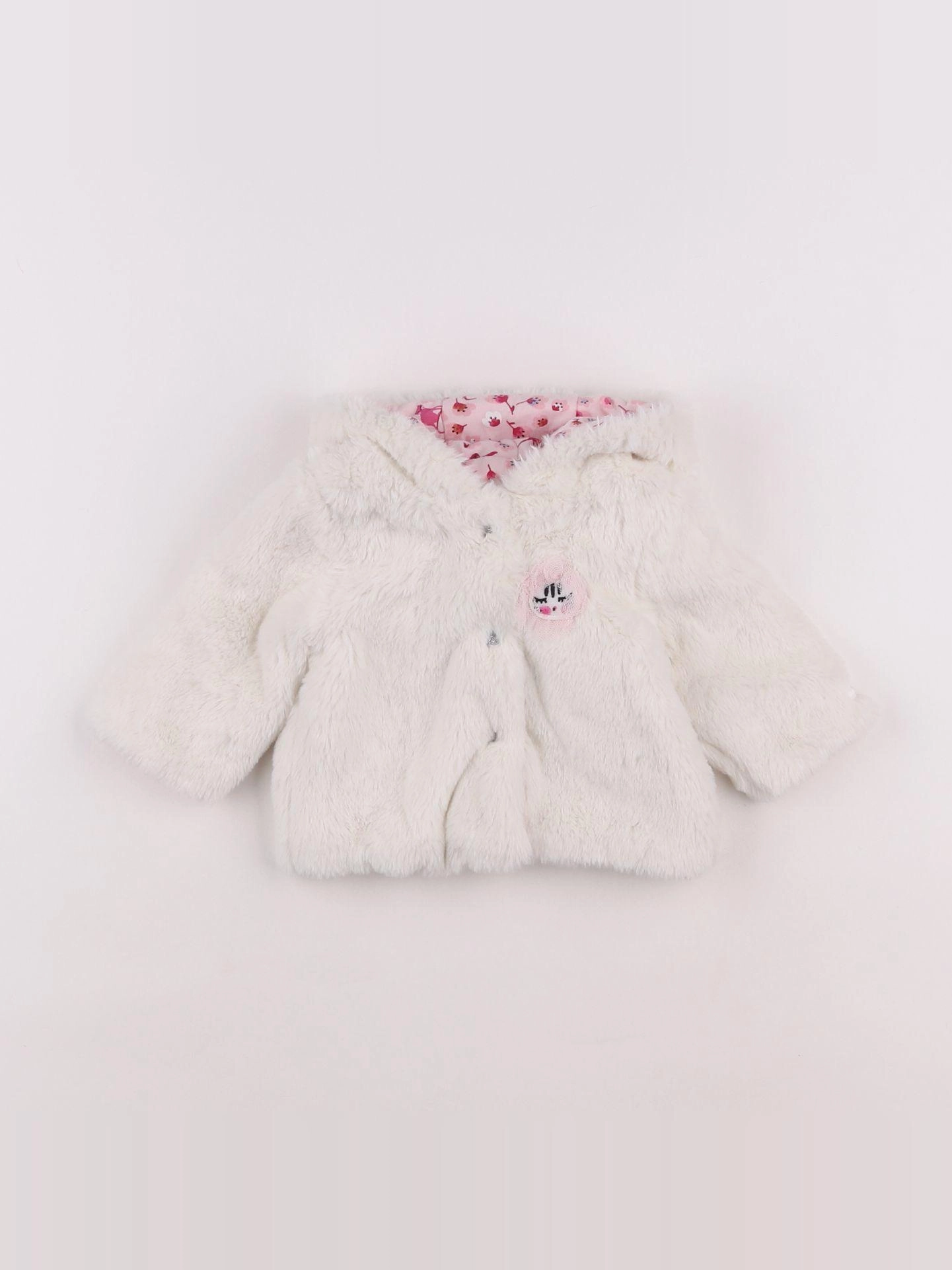 Catimini - veste réversible beige, rose - 3 mois