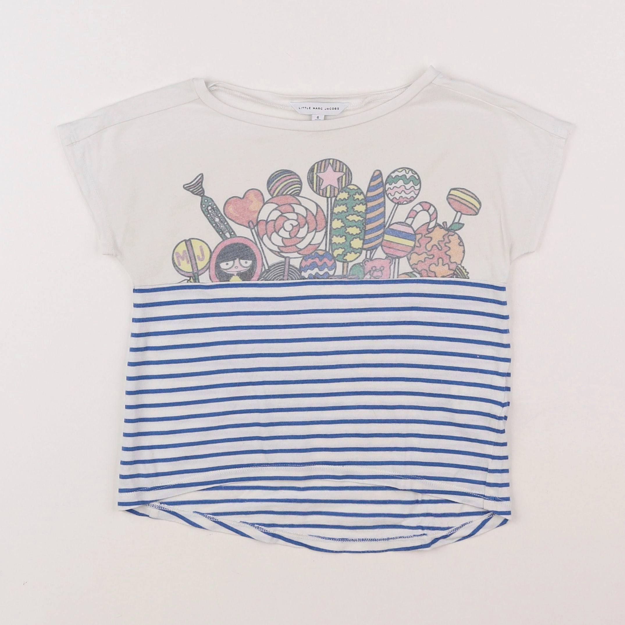 Little marc jacobs - tee-shirt bleu - 6 ans