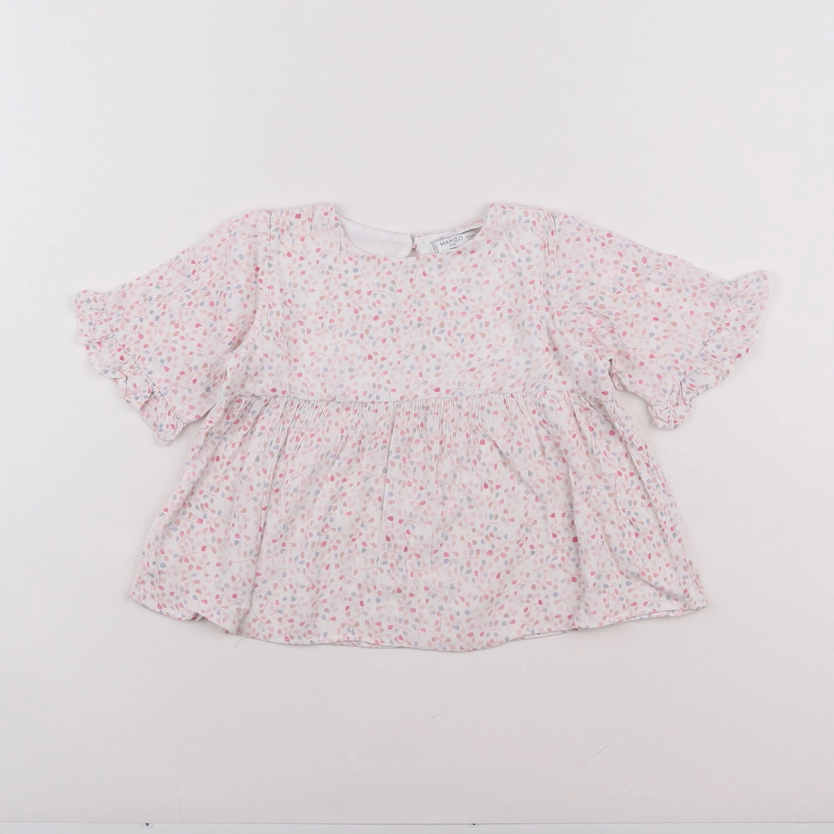 Mango - blouse rose - 2/3 ans