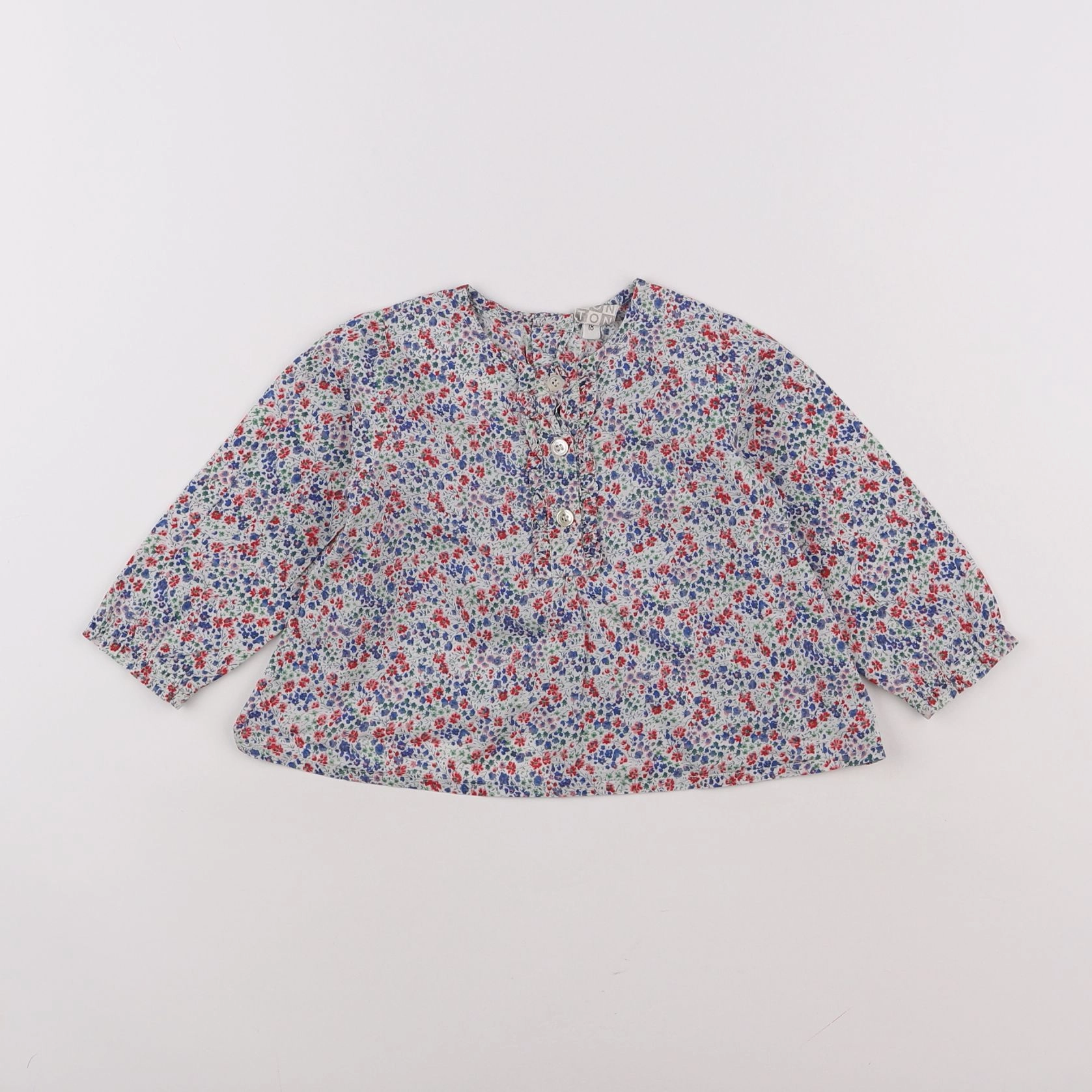 Bonton - blouse multicolore - 18 mois