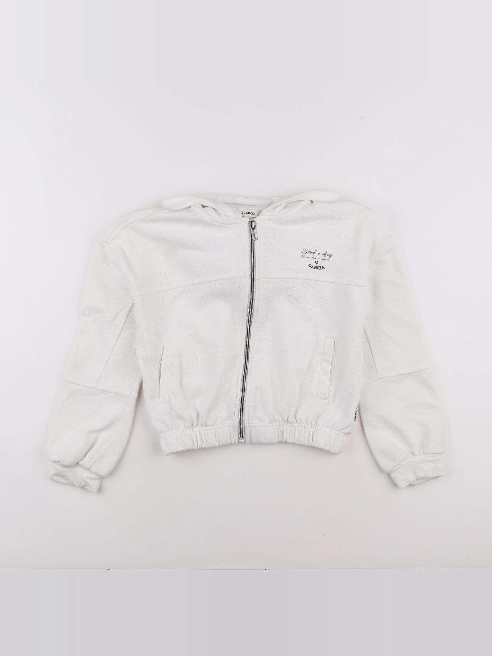 Garcia - sweat blanc - 12/13 ans