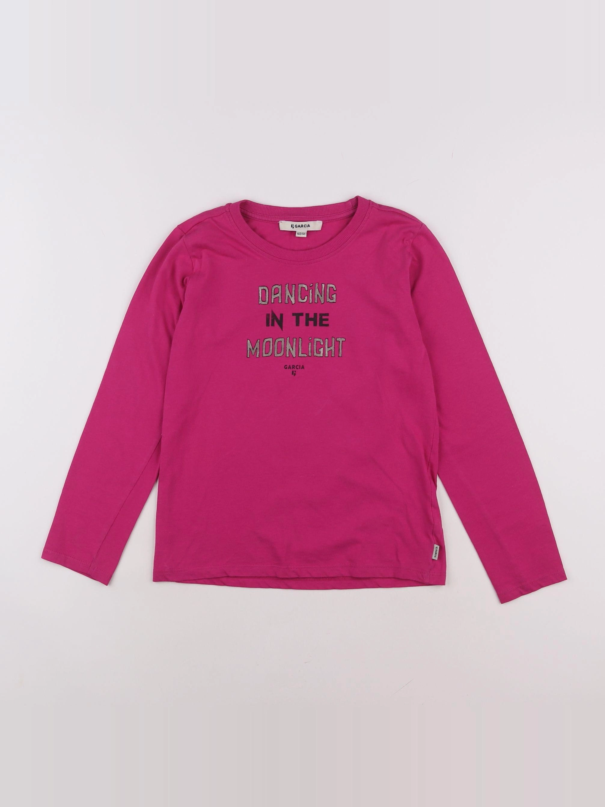Garcia - tee-shirt rose - 10/11 ans