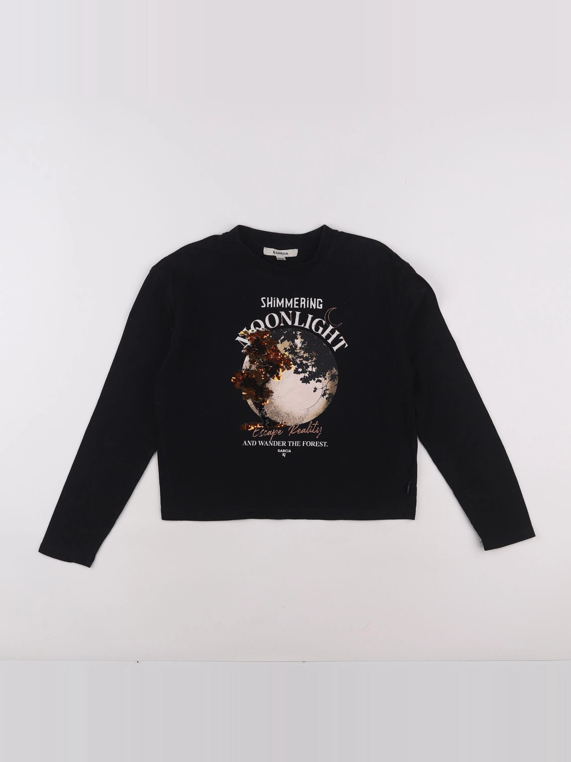 Garcia - tee-shirt noir - 10/11 ans