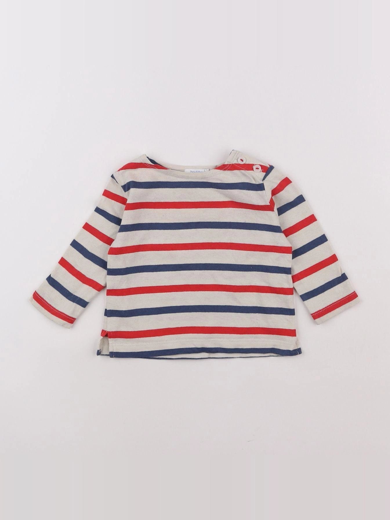 Boutchou - tee-shirt multicolore - 6 mois
