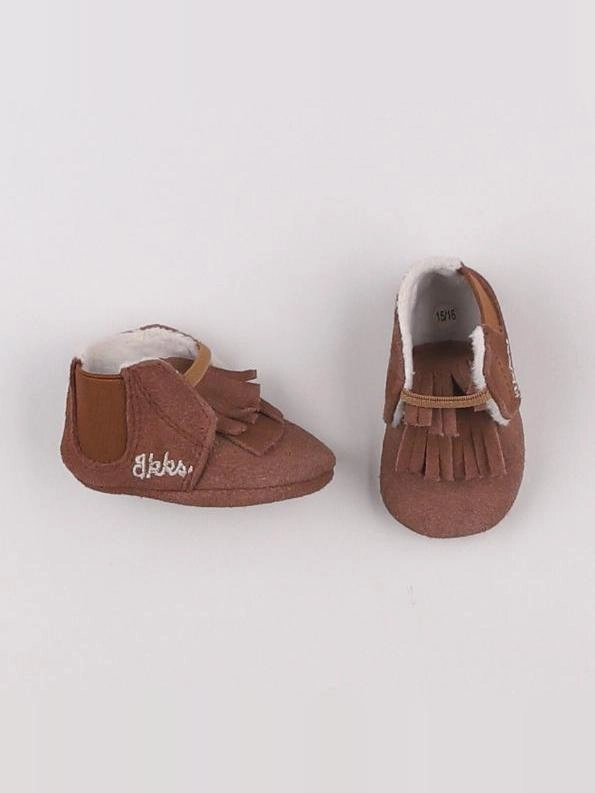 IKKS - chaussons marron - pointure 15/16
