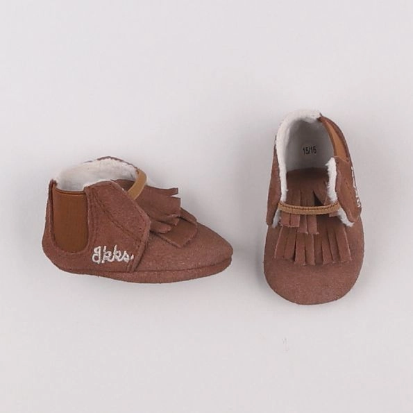 IKKS - chaussons marron - pointure 15/16