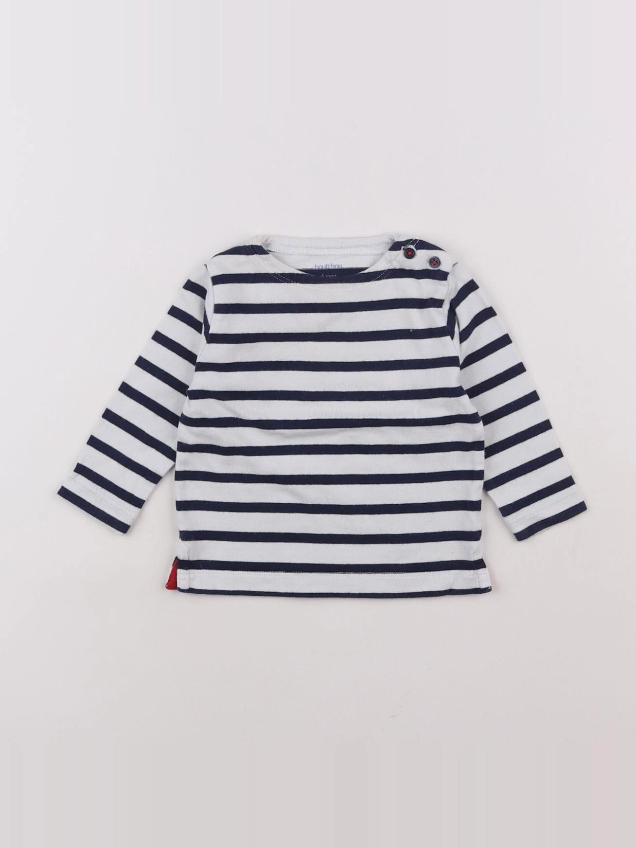 Boutchou - tee-shirt blanc - 6 mois