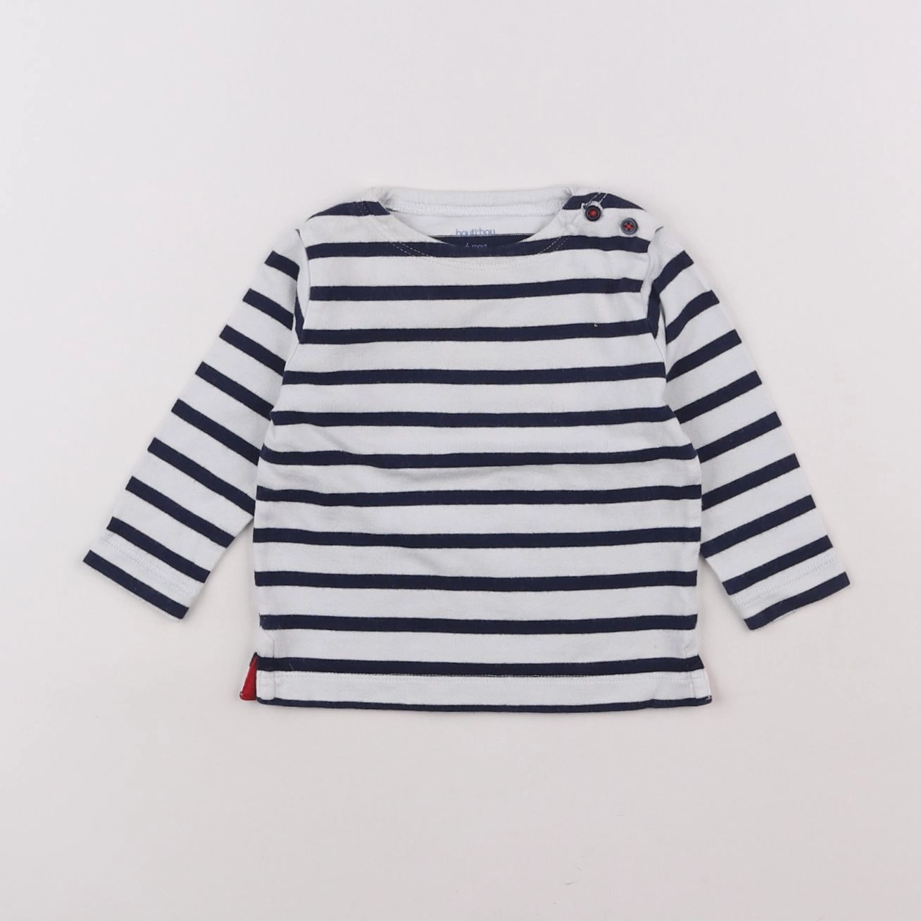 Boutchou - tee-shirt blanc - 6 mois