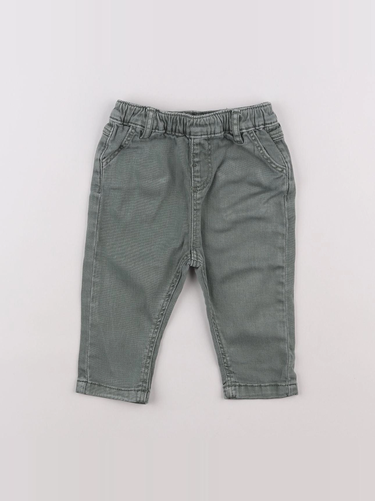 Tape à l'oeil - pantalon vert - 6 mois