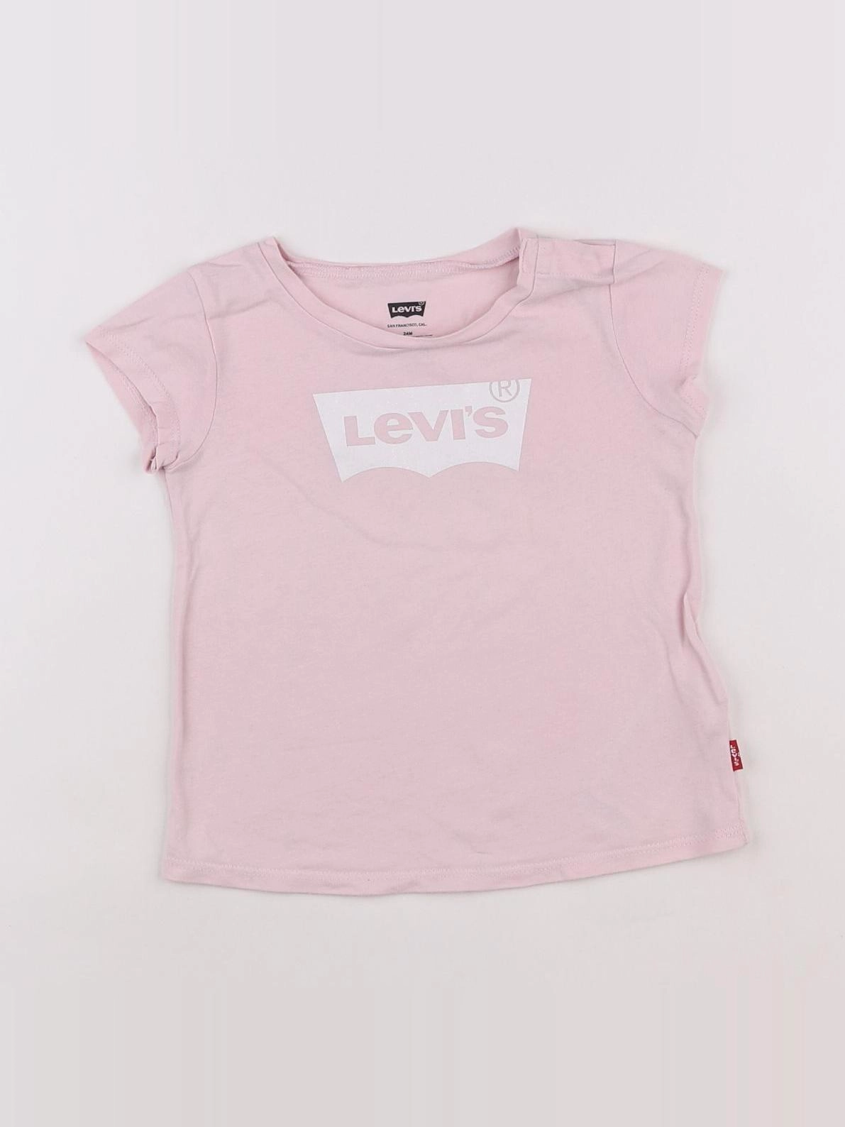 Levi's - tee-shirt rose - 2 ans