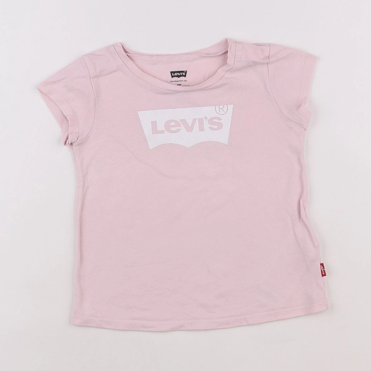 Levi's - tee-shirt rose - 2 ans