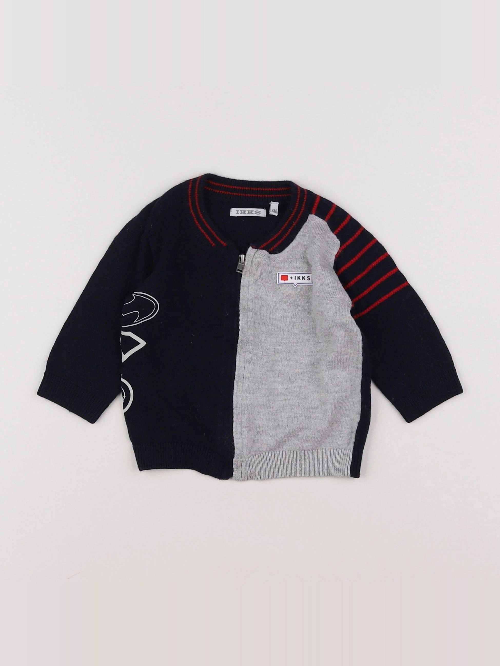 IKKS - gilet noir - 6 mois