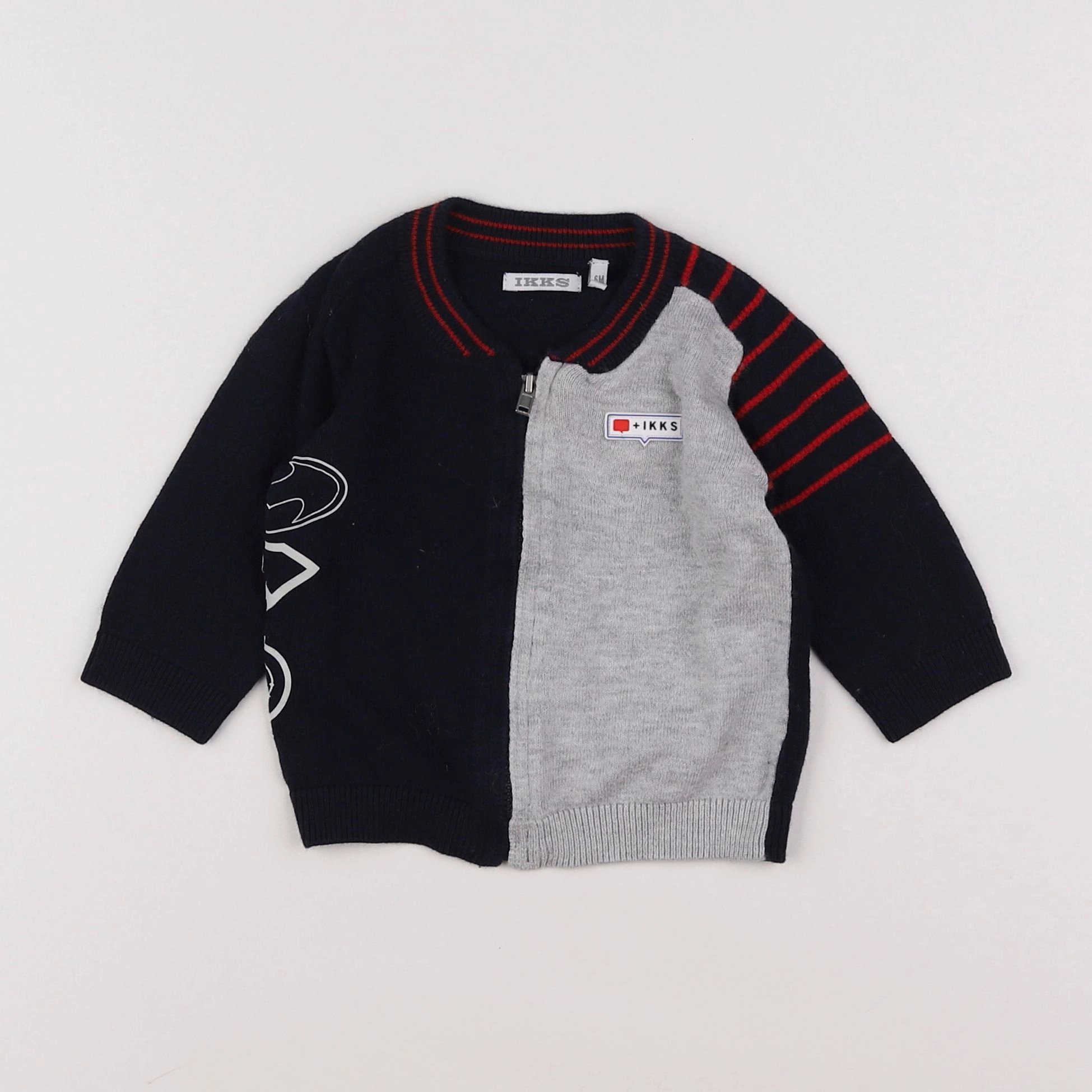 IKKS - gilet noir - 6 mois