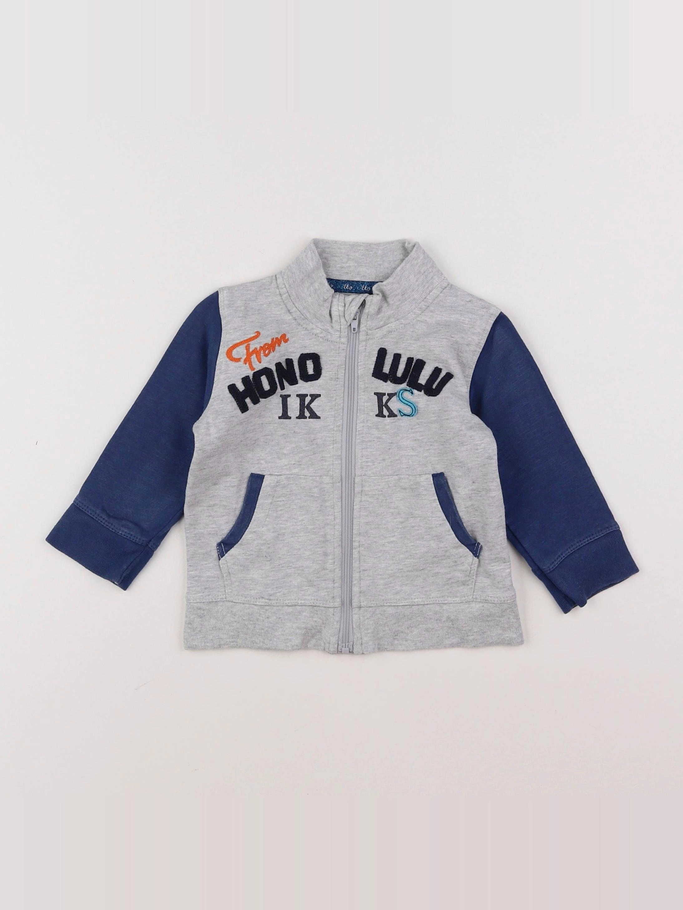 IKKS - gilet gris - 6 mois
