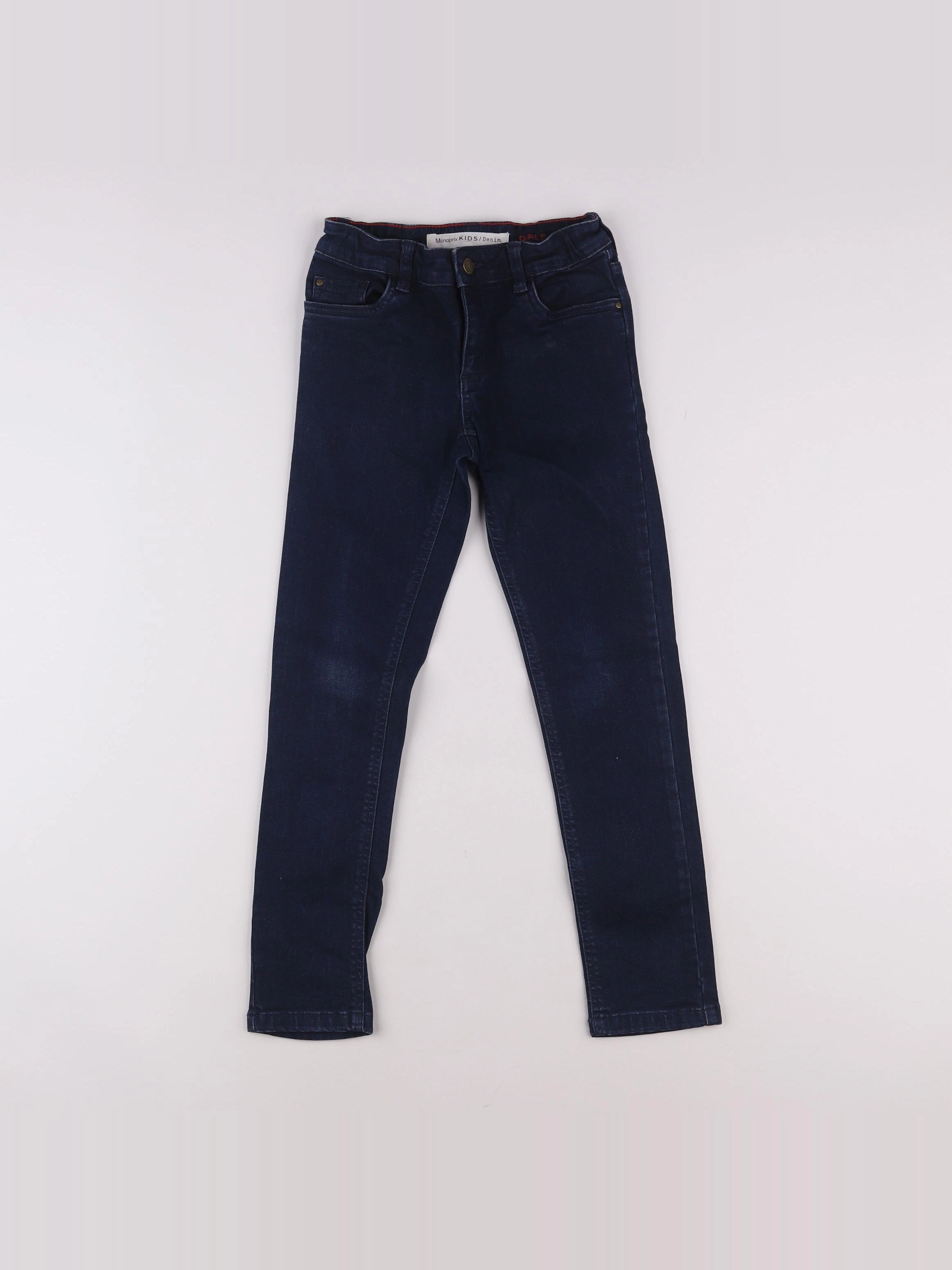 Monoprix - jean bleu - 8 ans