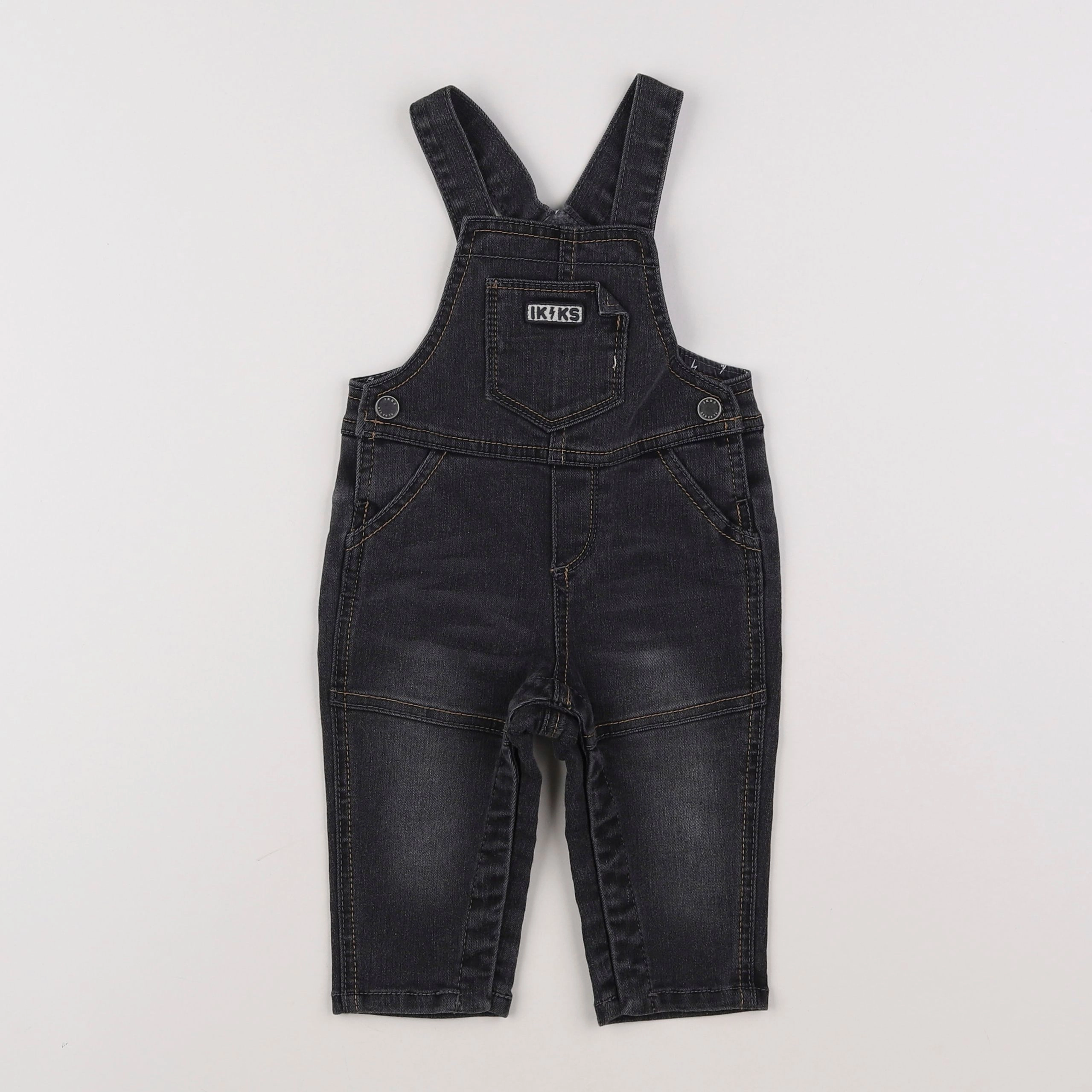 IKKS - salopette gris - 6 mois
